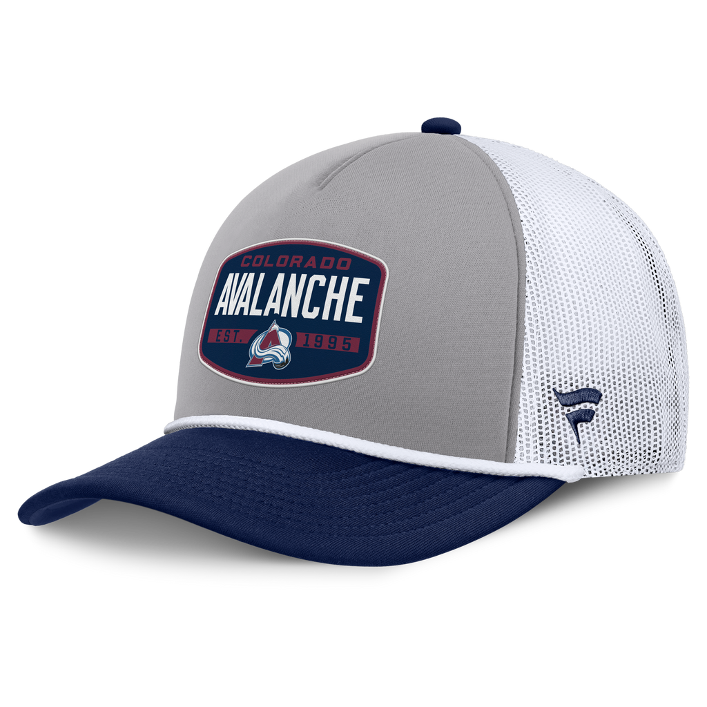 Fanatics Colorado Avalanche Course Adjustable Foam Front A-Frame Meshaback Hat