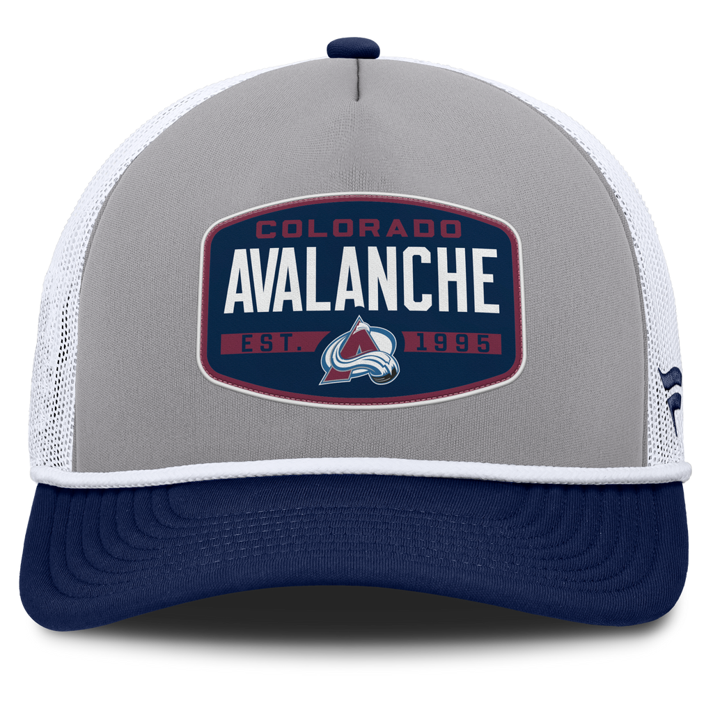 Fanatics Colorado Avalanche Course Adjustable Foam Front A-Frame Meshaback Hat