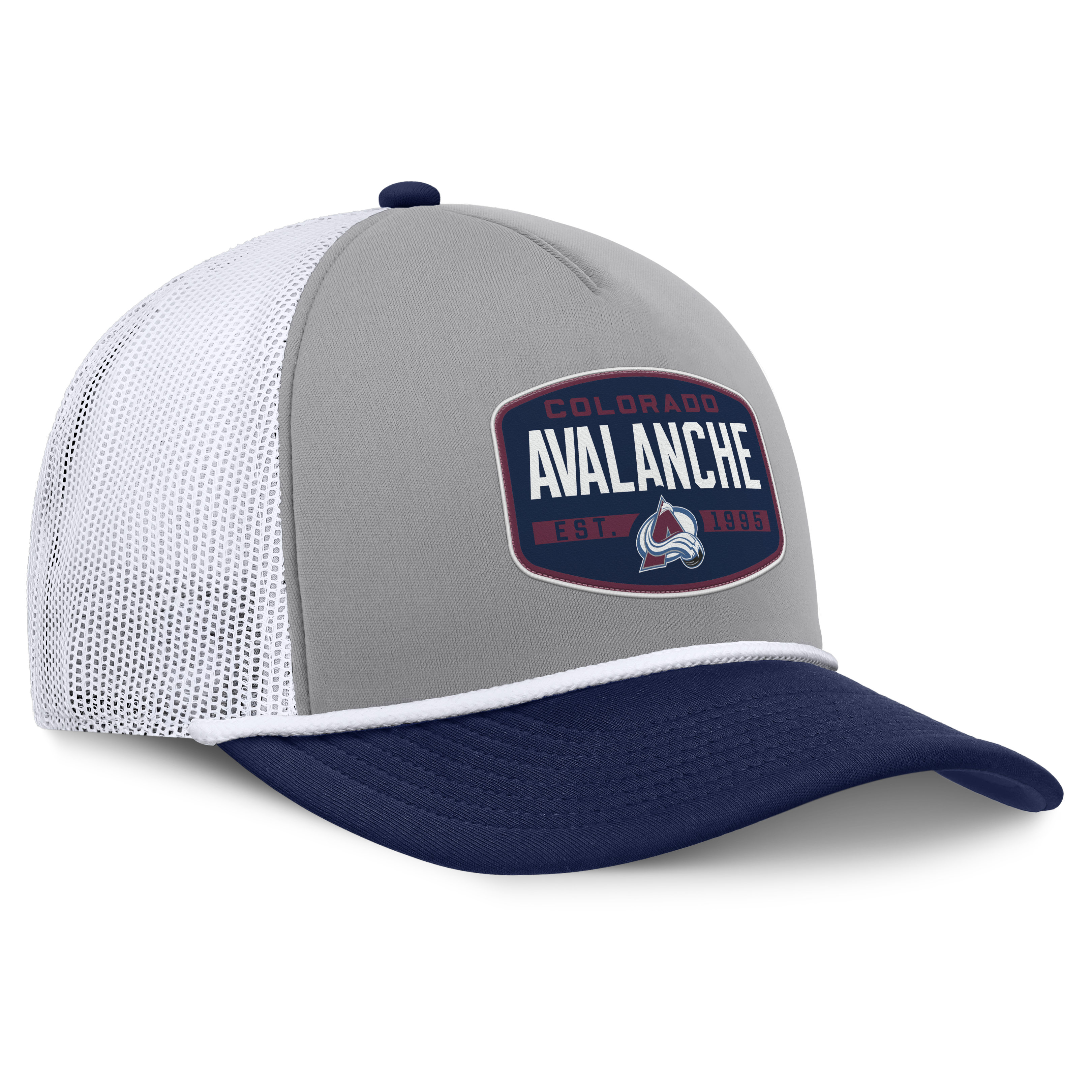 Fanatics Colorado Avalanche Course Adjustable Foam Front A-Frame Meshaback Hat
