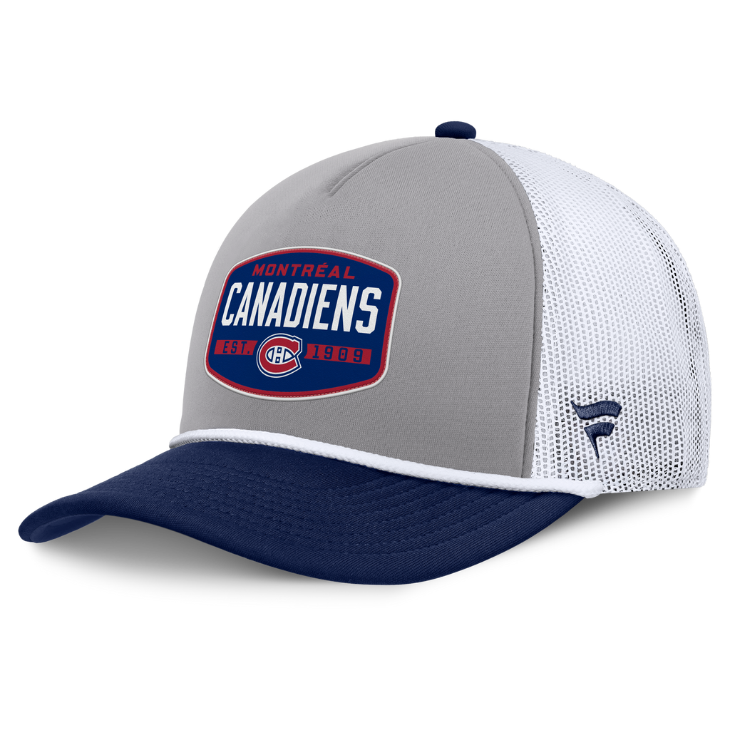 Fanatics Montreal Canadiens Course Adjustable Foam Front A-Frame Meshaback Hat