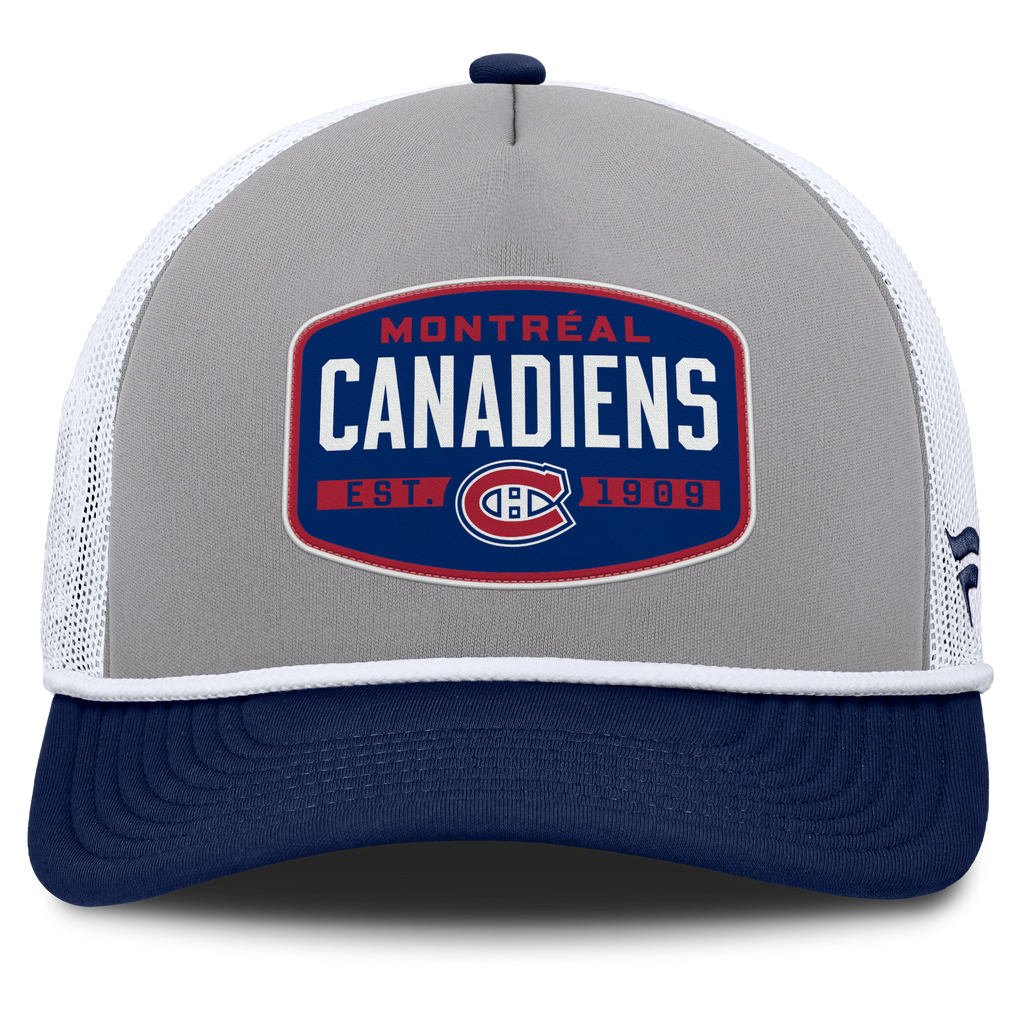 Fanatics Montreal Canadiens Course Adjustable Foam Front A-Frame Meshaback Hat
