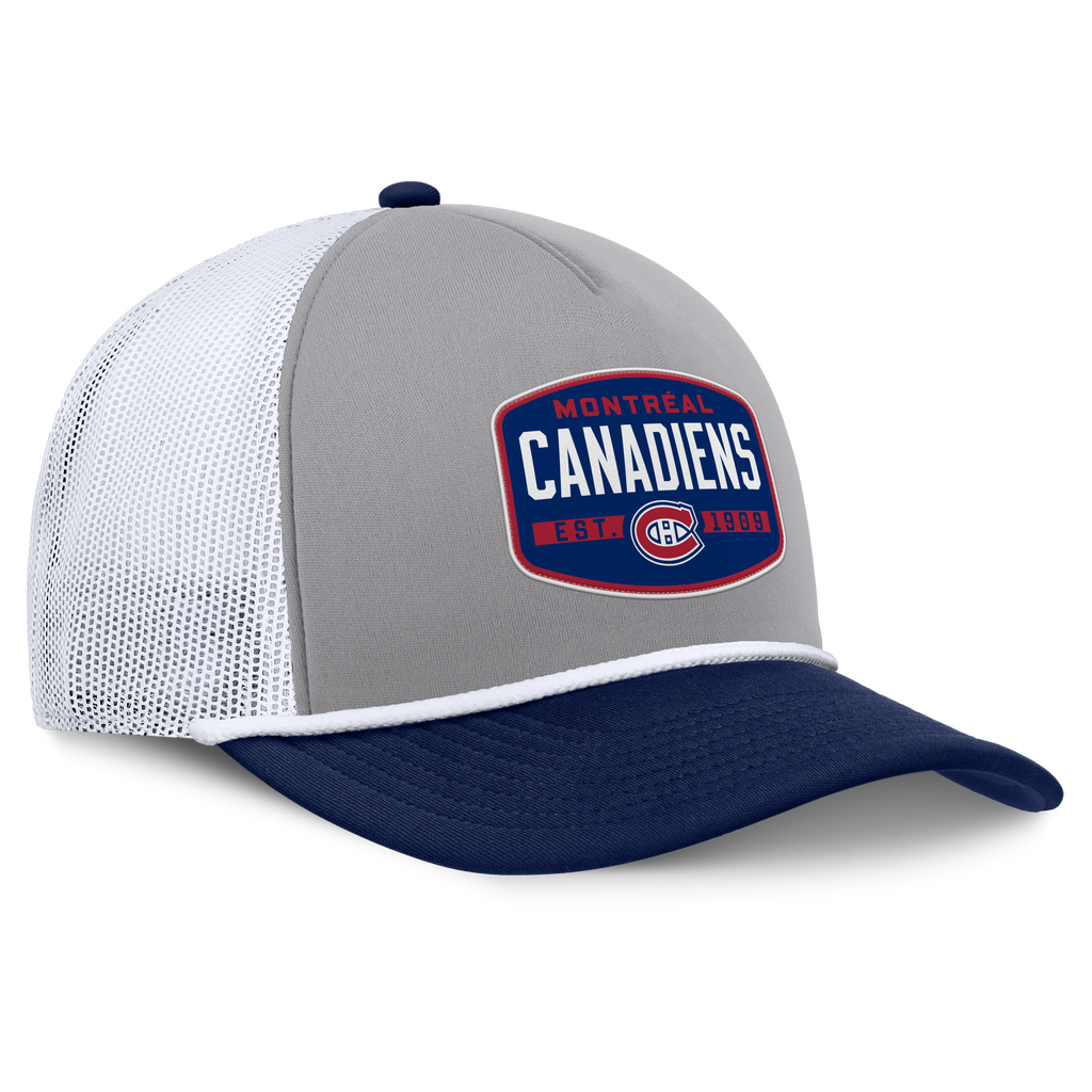 Fanatics Montreal Canadiens Course Adjustable Foam Front A-Frame Meshaback Hat