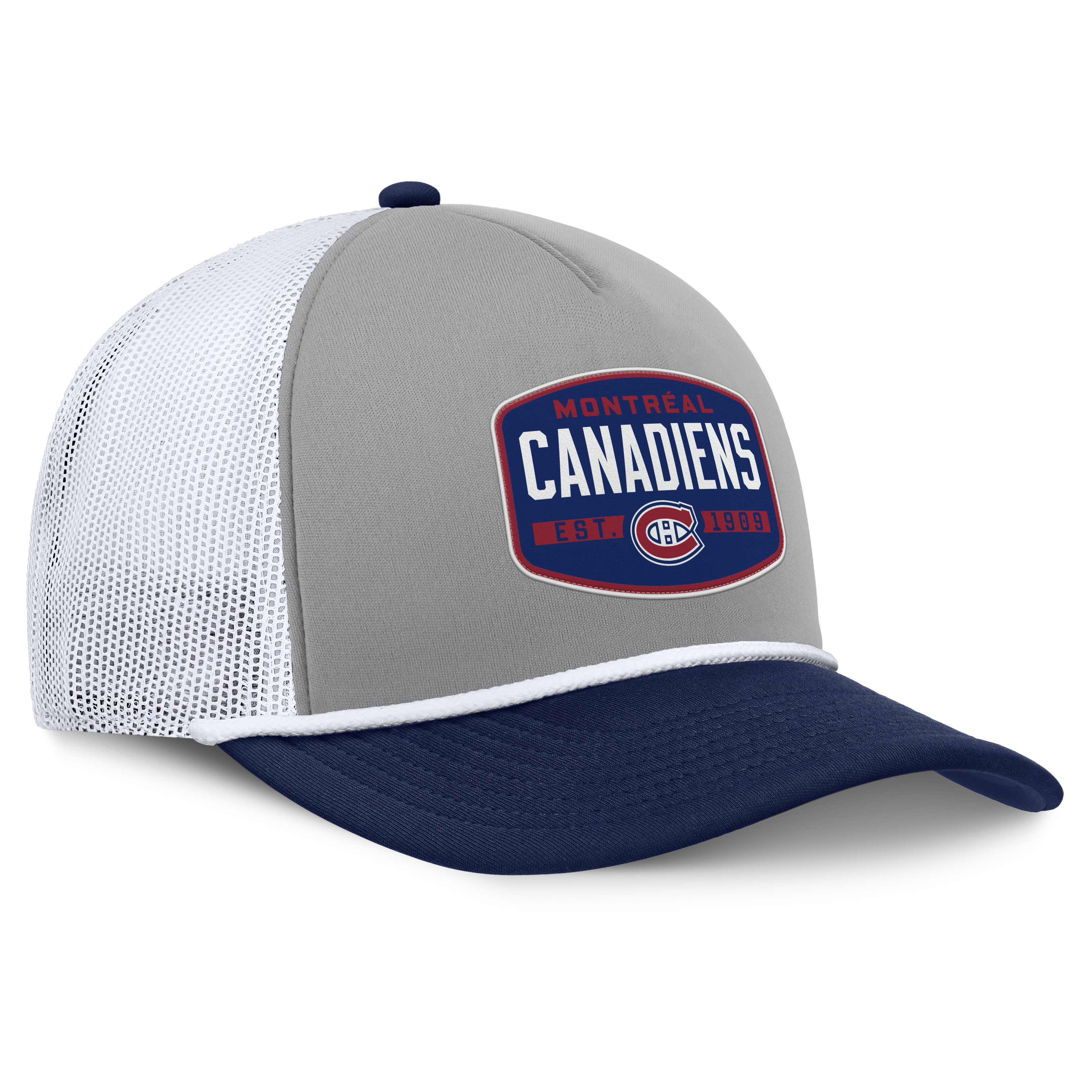 Fanatics Montreal Canadiens Course Adjustable Foam Front A-Frame Meshaback Hat