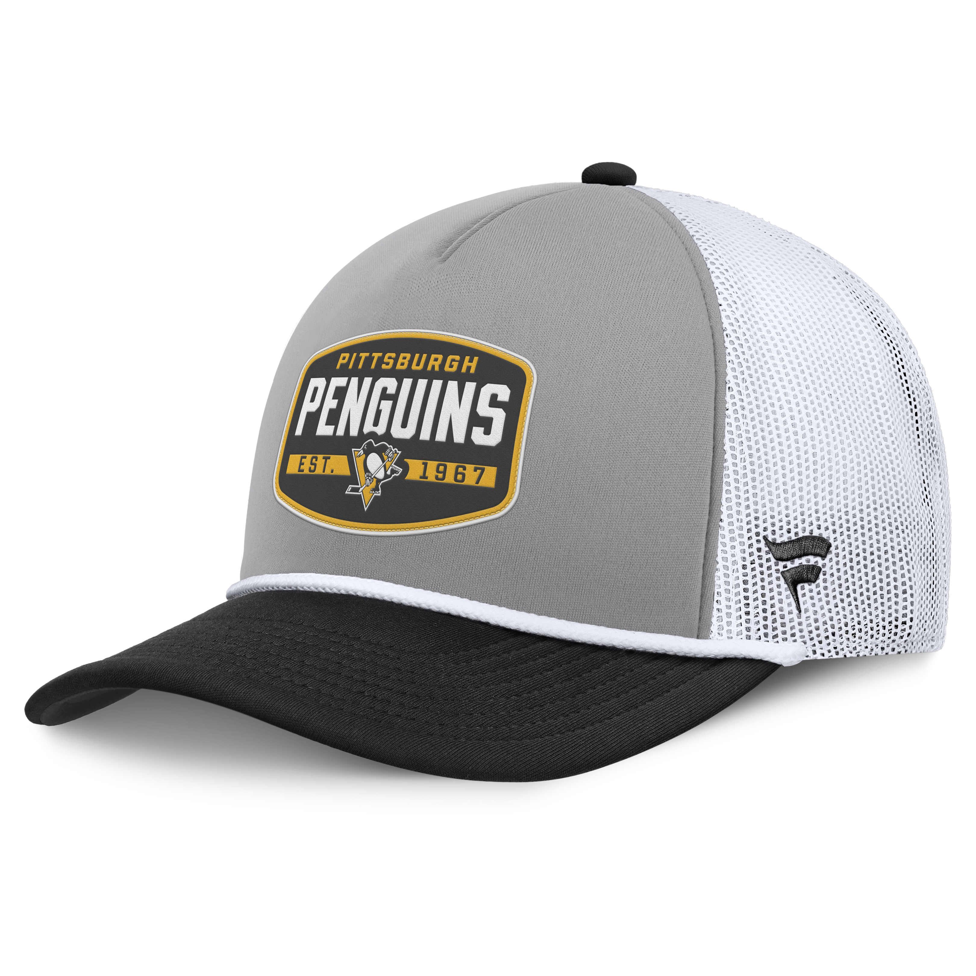 Fanatics Pittsburgh Penguins Course Adjustable Foam Front A-Frame Meshaback Hat