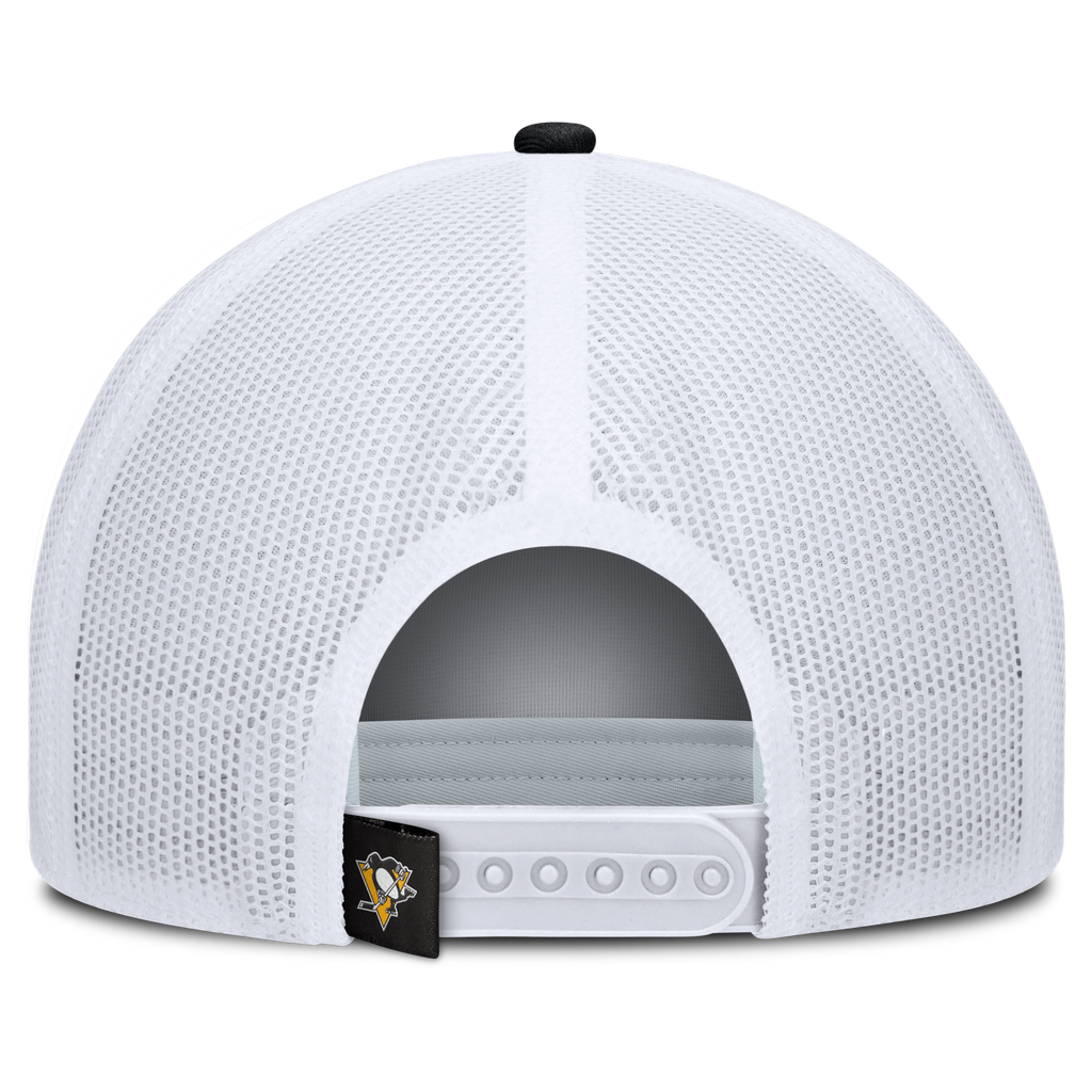 Fanatics Pittsburgh Penguins Course Adjustable Foam Front A-Frame Meshaback Hat