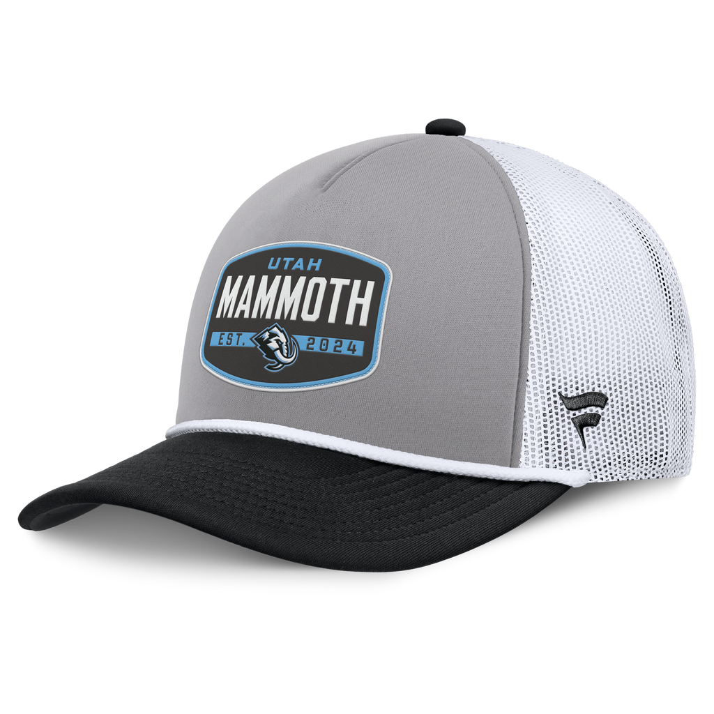 Fanatics Utah Mammoths Course Adjustable Foam Front A-Frame Meshaback Hat