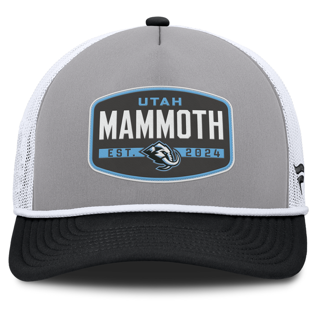 Fanatics Utah Mammoths Course Adjustable Foam Front A-Frame Meshaback Hat