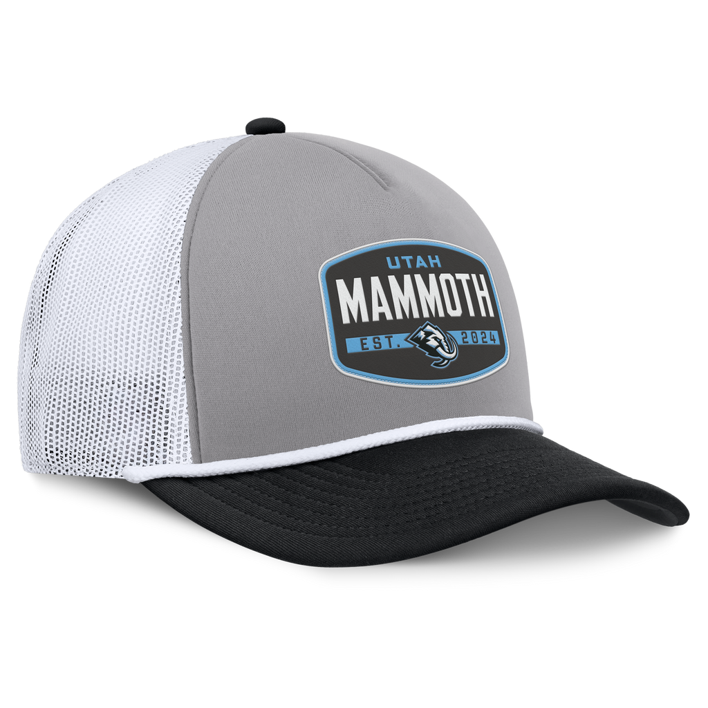 Fanatics Utah Mammoths Course Adjustable Foam Front A-Frame Meshaback Hat
