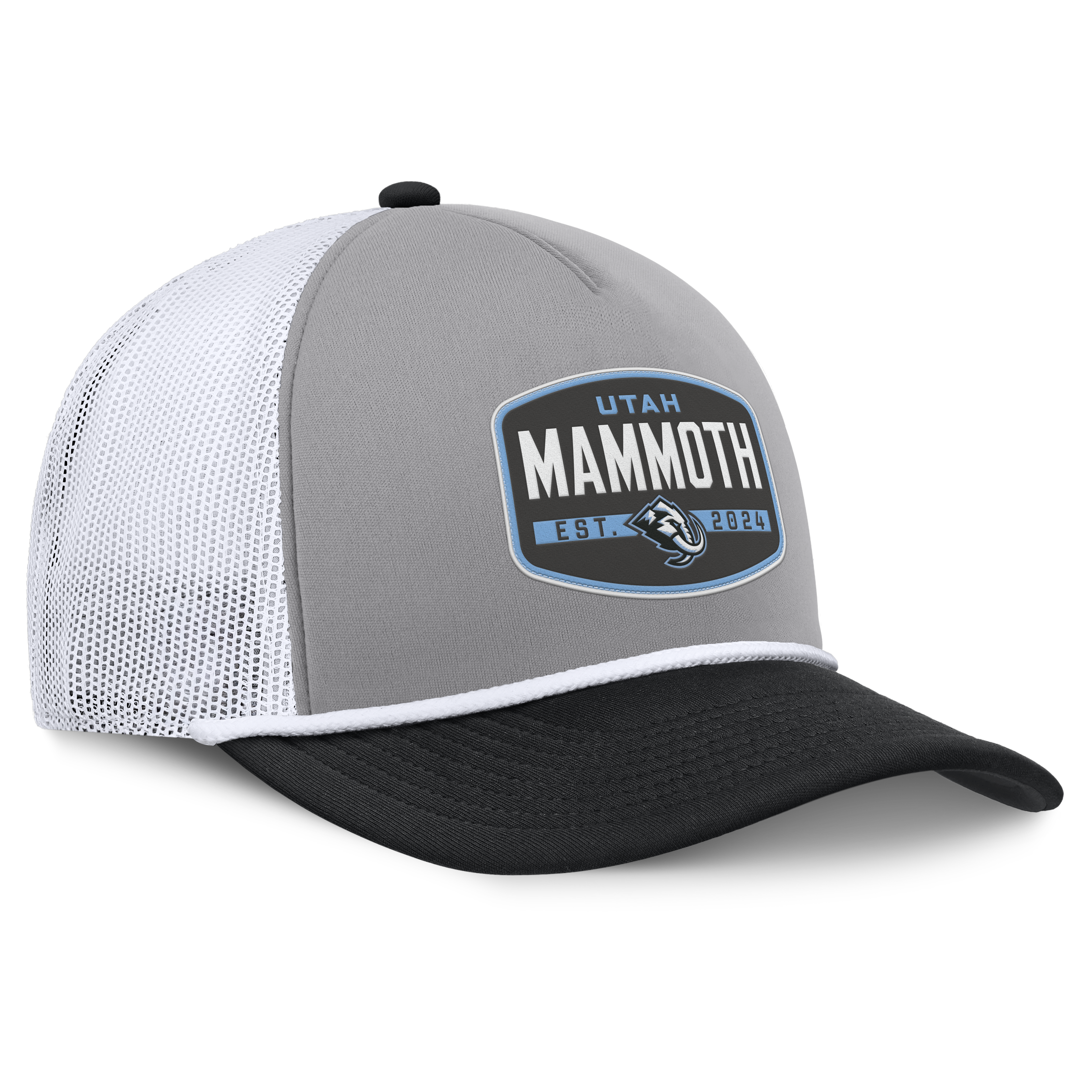 Fanatics Utah Mammoths Course Adjustable Foam Front A-Frame Meshaback Hat