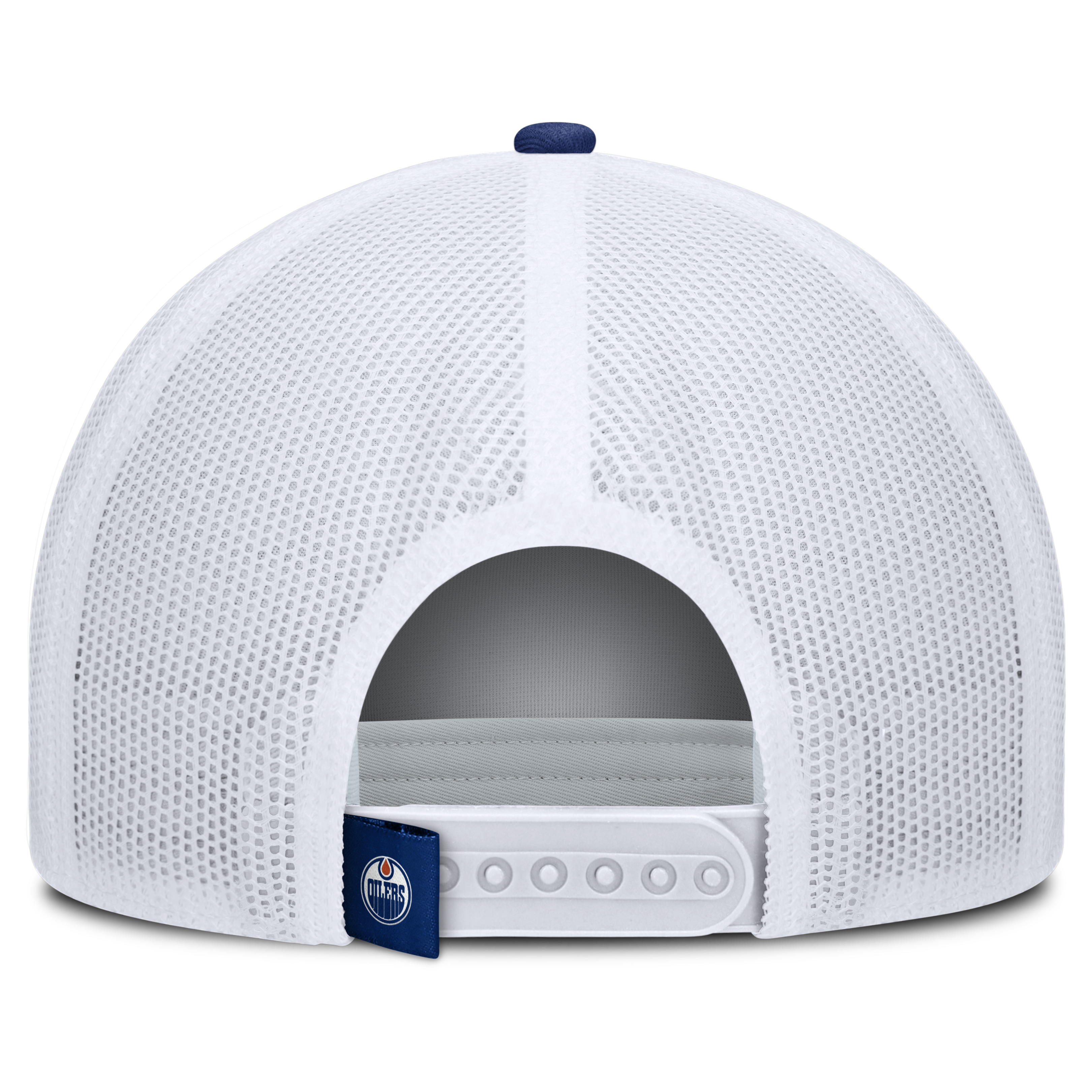 Fanatics Edmonton Oilers Course Adjustable Foam Front A-Frame Meshaback Hat