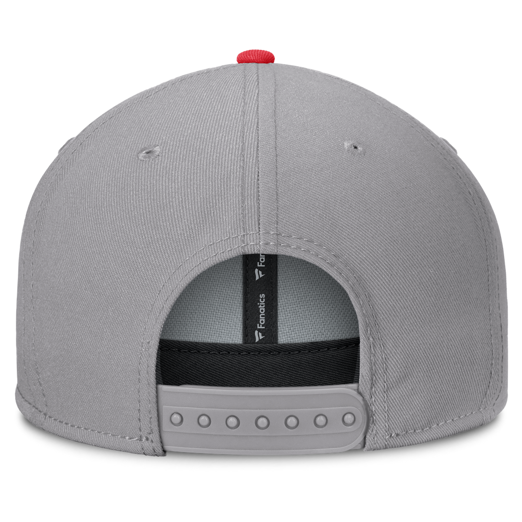 Fanatics Detroit Red Wings Fundamentals Duo Split Logo Snapback Hat