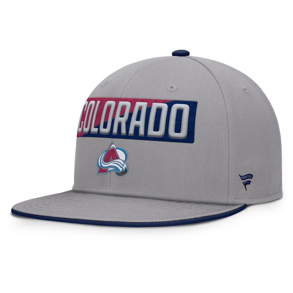 Fanatics Colorado Avalanche Fundamentals Duo Split Logo Snapback Hat