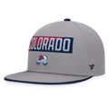 Fanatics Colorado Avalanche Fundamentals Duo Split Logo Snapback Hat