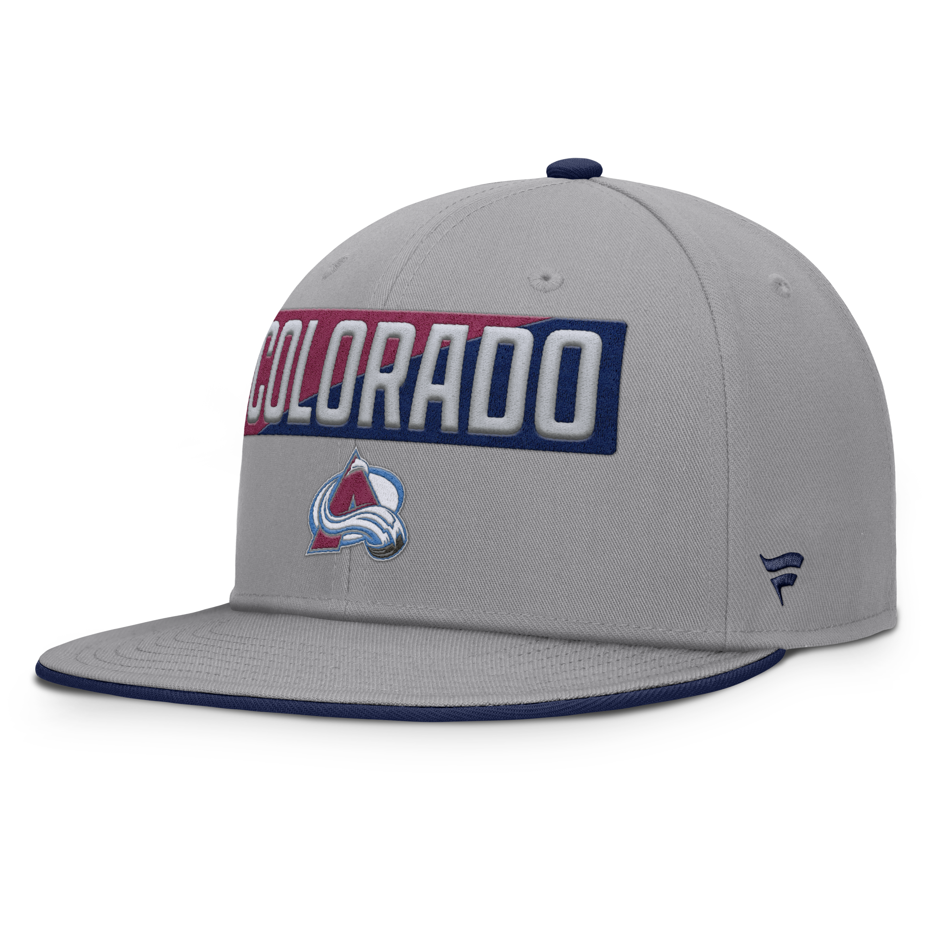 Fanatics Colorado Avalanche Fundamentals Duo Split Logo Snapback Hat