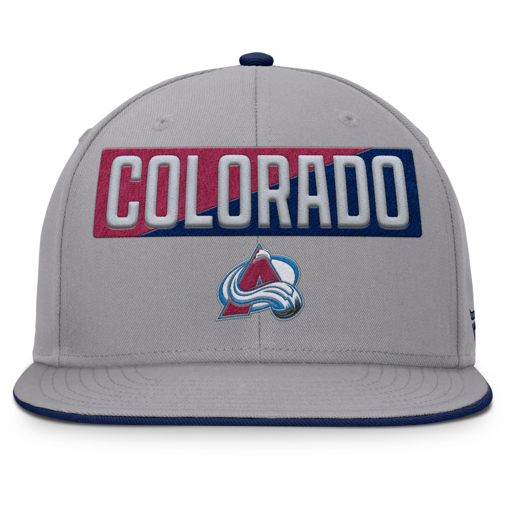 Fanatics Colorado Avalanche Fundamentals Duo Split Logo Snapback Hat