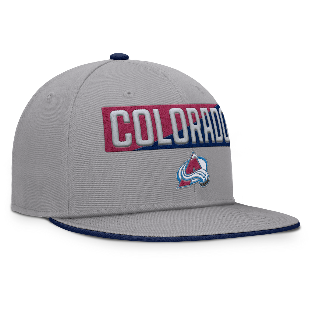 Fanatics Colorado Avalanche Fundamentals Duo Split Logo Snapback Hat