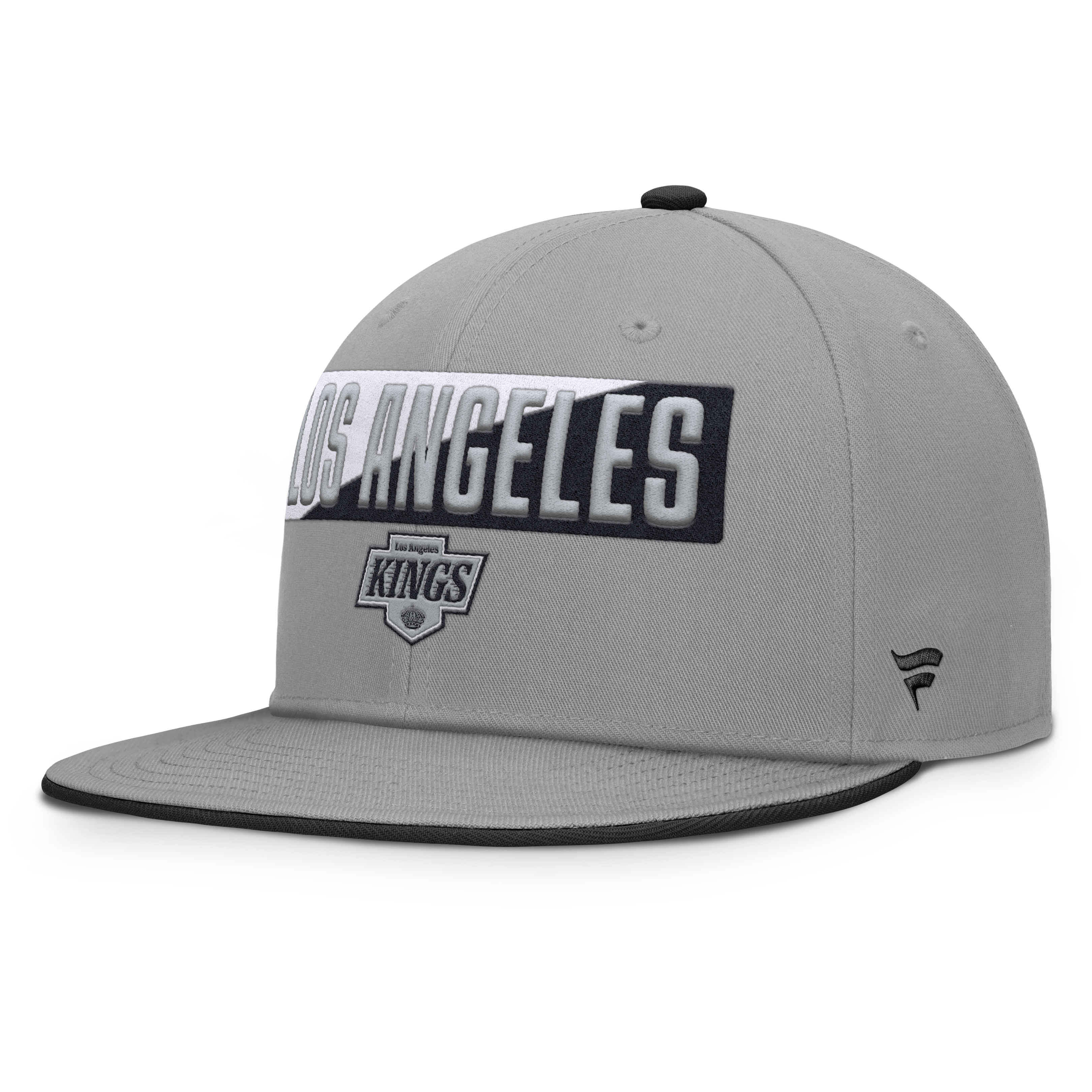 Fanatics Los Angeles Kings Fundamentals Duo Split Logo Snapback Hat