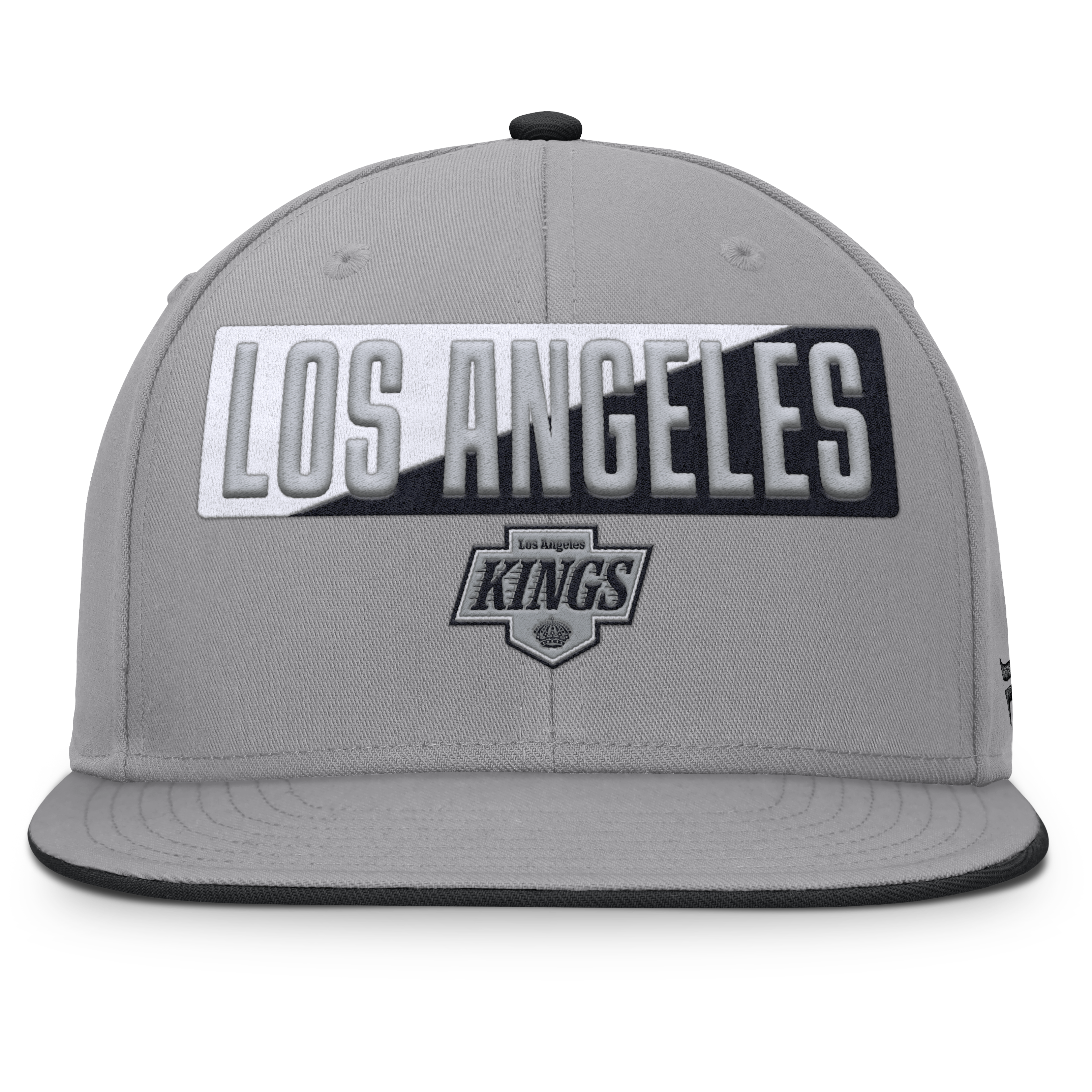 Fanatics Los Angeles Kings Fundamentals Duo Split Logo Snapback Hat