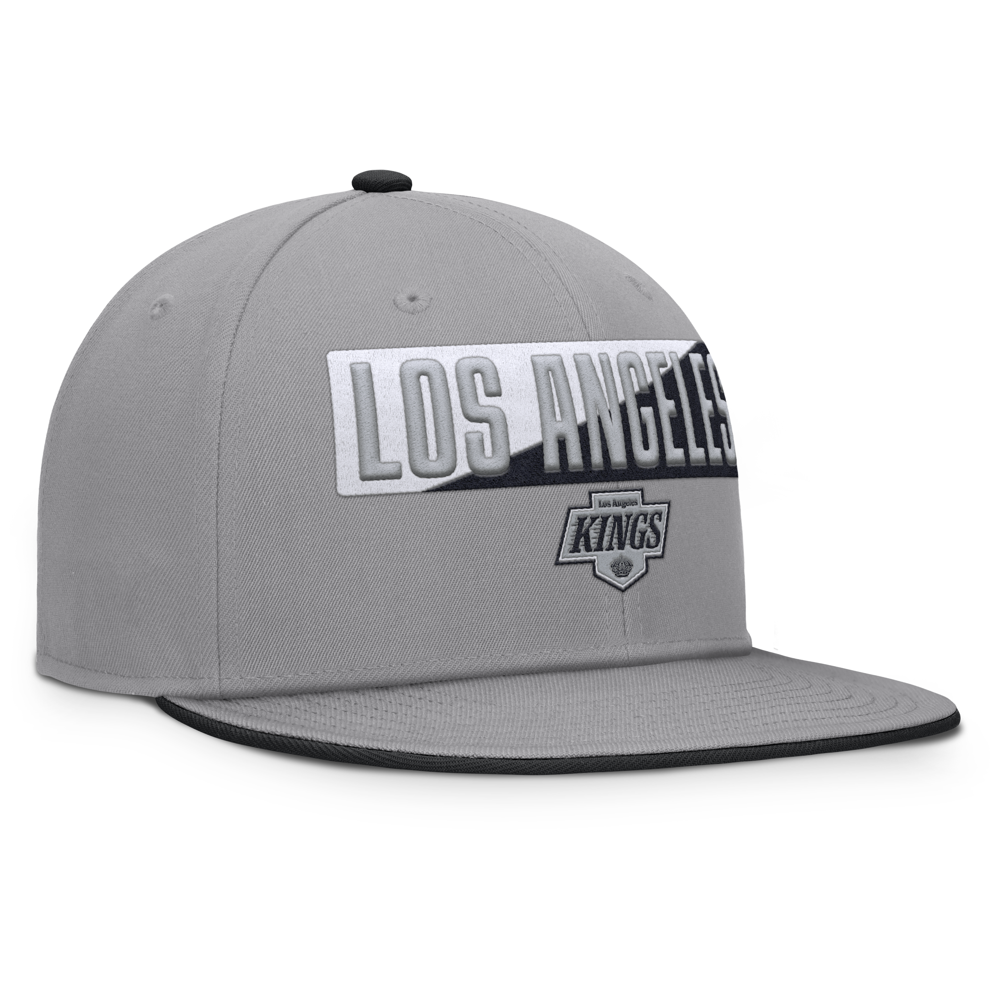Fanatics Los Angeles Kings Fundamentals Duo Split Logo Snapback Hat