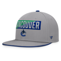 Fanatics Vancouver Canucks Fundamentals Duo Split Logo Snapback Hat