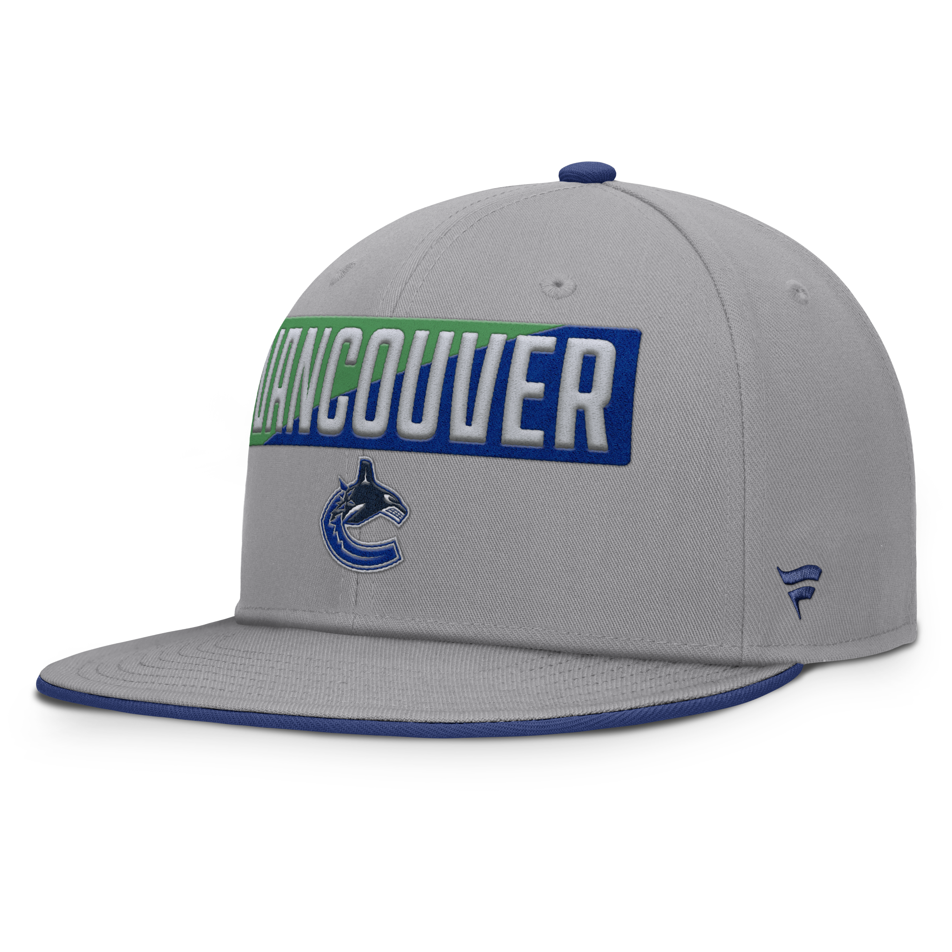 Fanatics Vancouver Canucks Fundamentals Duo Split Logo Snapback Hat