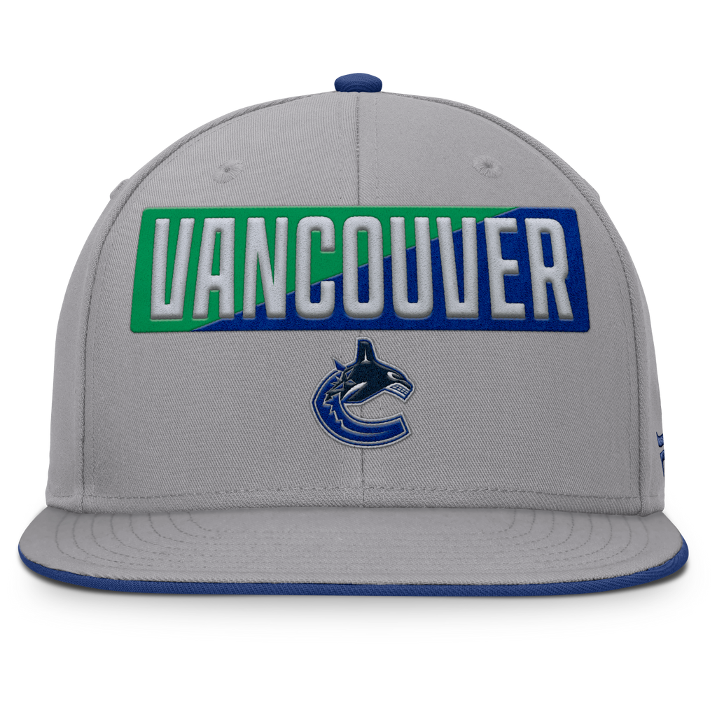 Fanatics Vancouver Canucks Fundamentals Duo Split Logo Snapback Hat