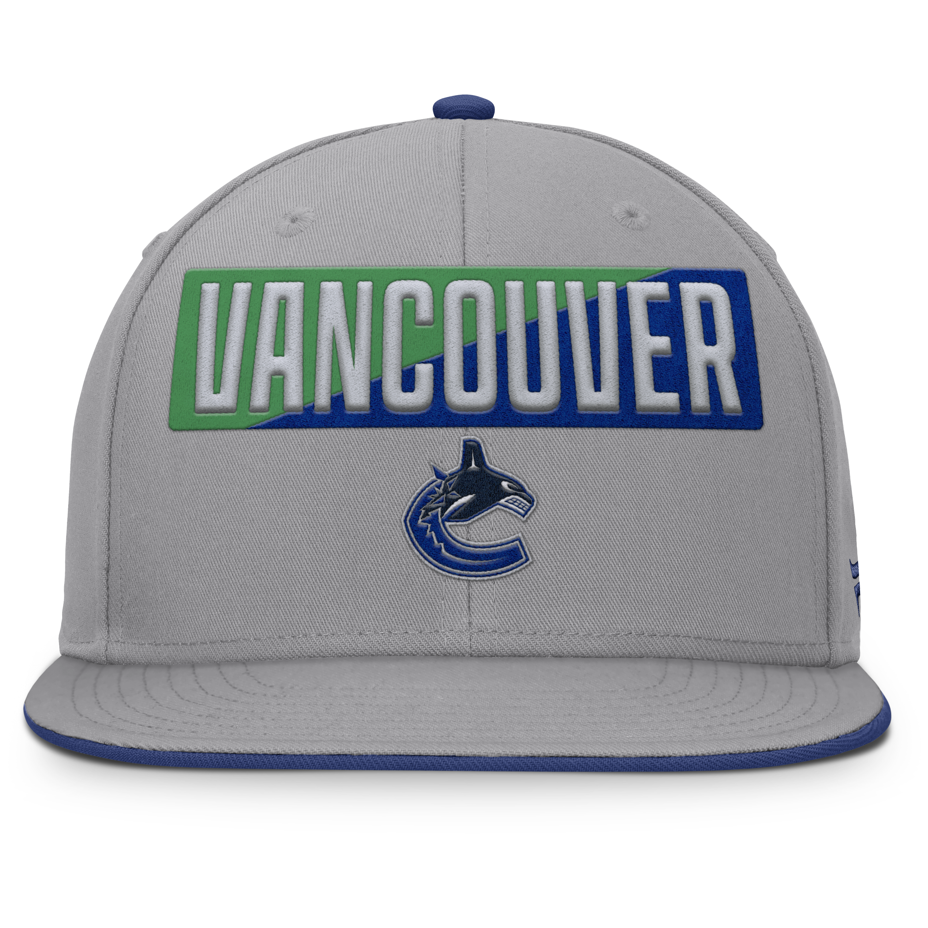 Fanatics Vancouver Canucks Fundamentals Duo Split Logo Snapback Hat