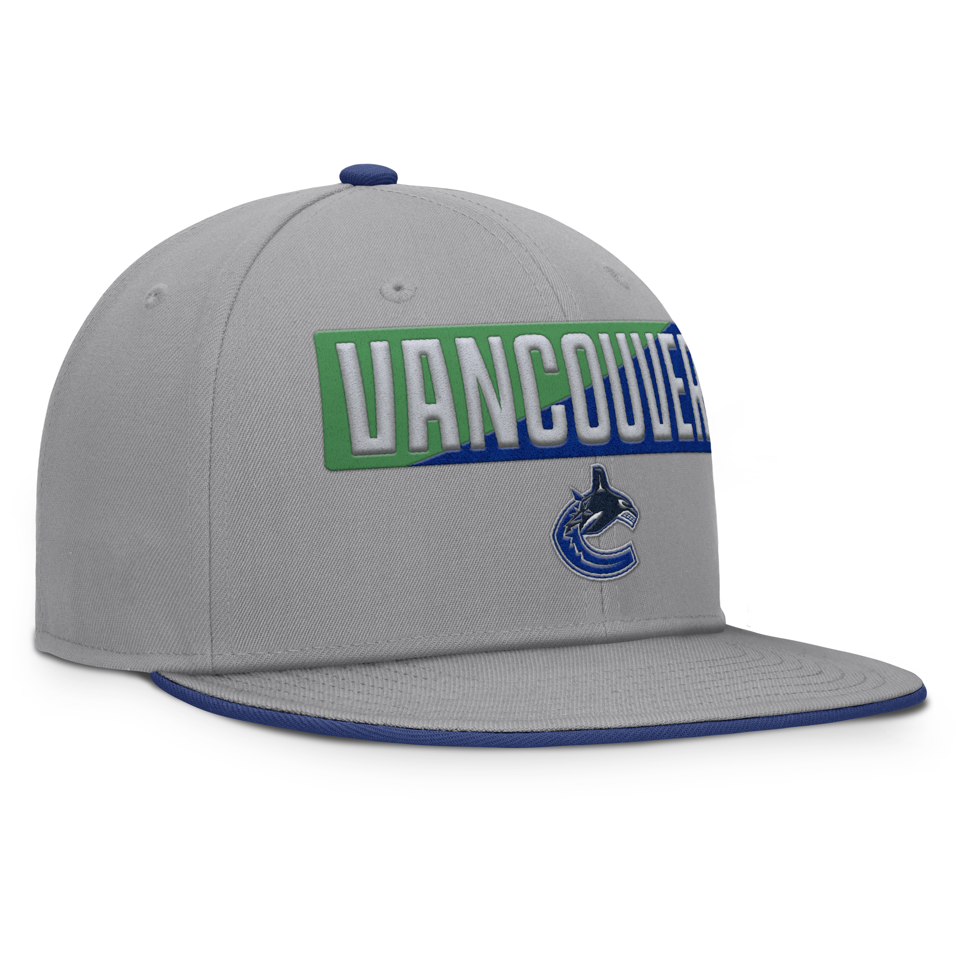 Fanatics Vancouver Canucks Fundamentals Duo Split Logo Snapback Hat