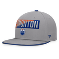 Fanatics Edmonton Oilers Fundamentals Duo Split Logo Snapback Hat