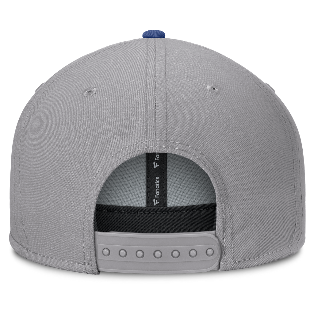 Fanatics Edmonton Oilers Fundamentals Duo Split Logo Snapback Hat