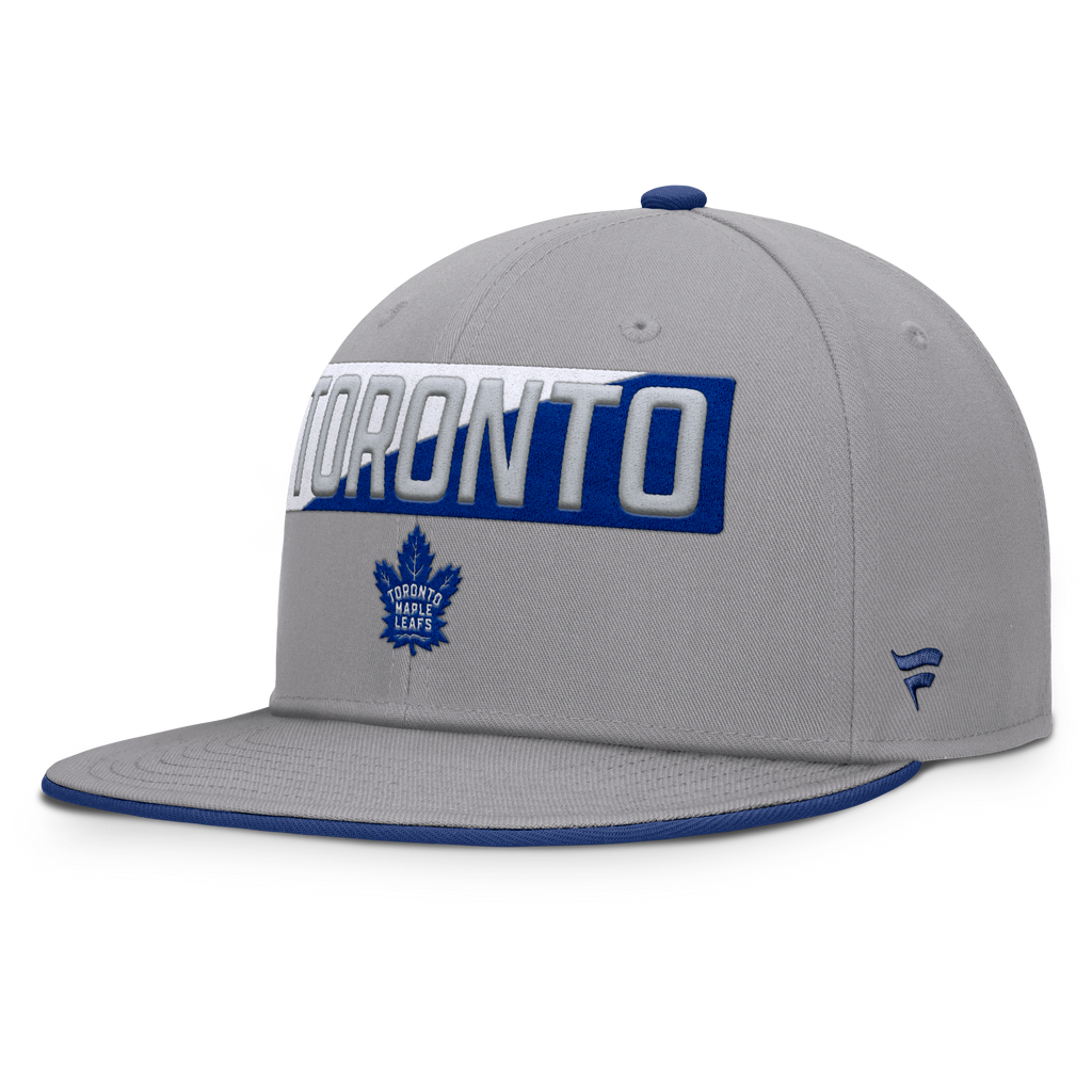 Fanatics Toronto Maple Leafs Fundamentals Duo Split Logo Snapback Hat