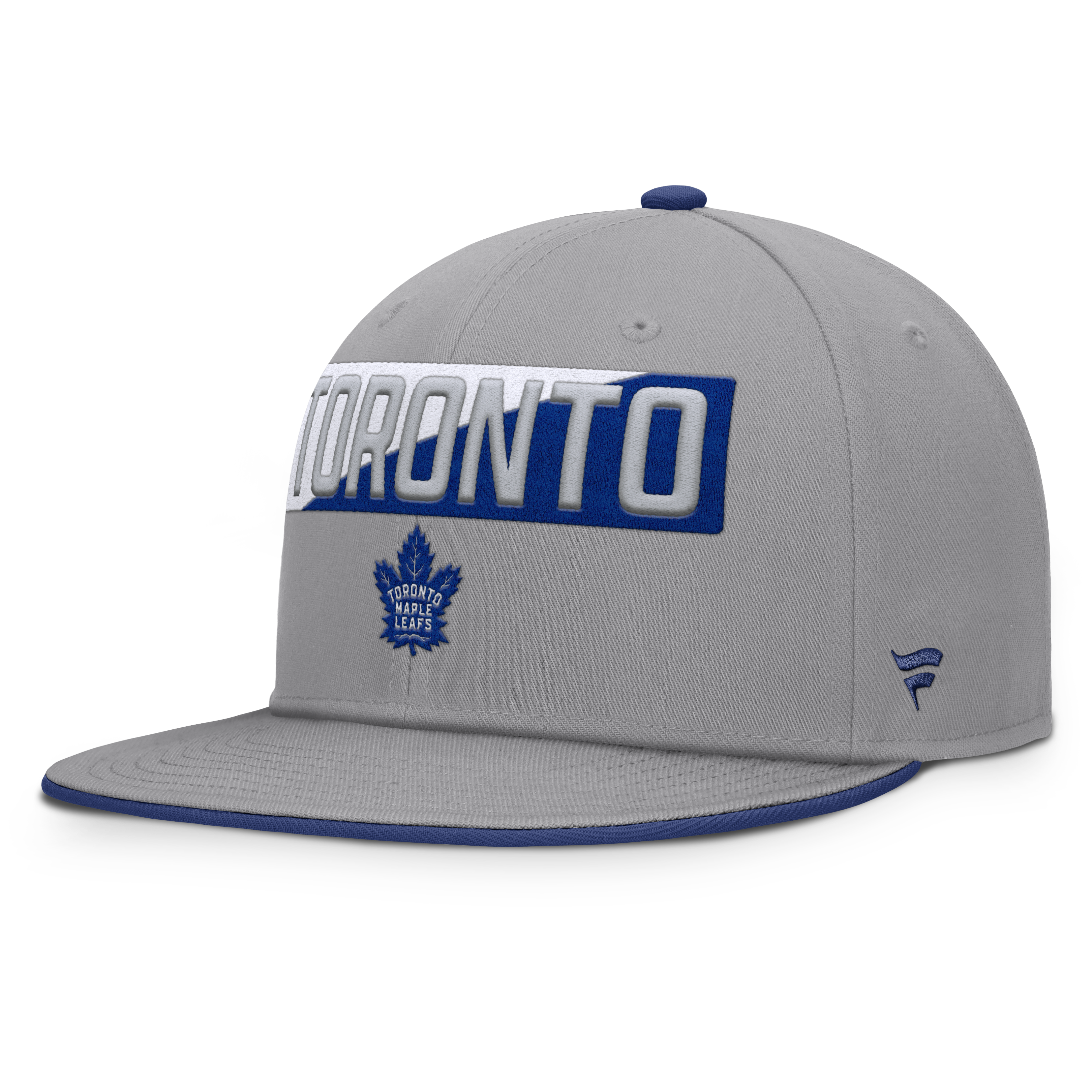 Fanatics Toronto Maple Leafs Fundamentals Duo Split Logo Snapback Hat