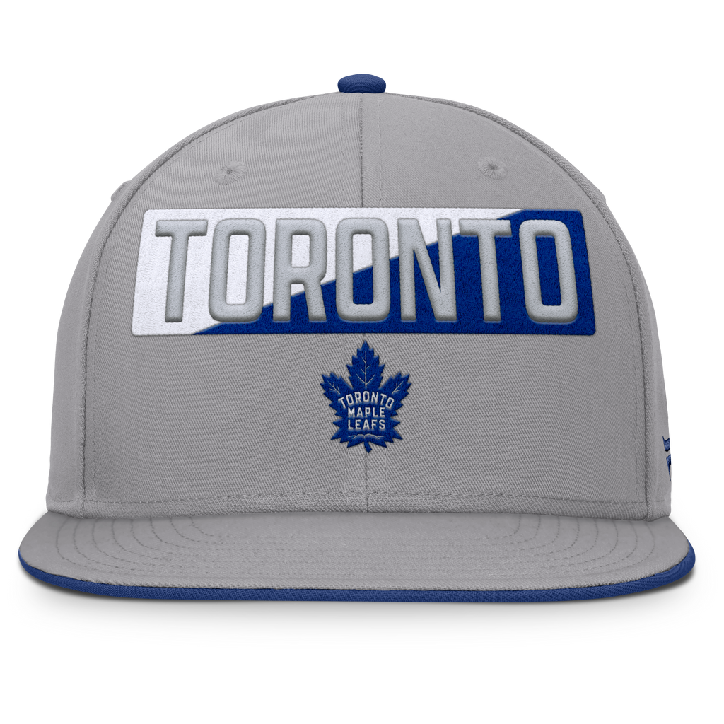 Fanatics Toronto Maple Leafs Fundamentals Duo Split Logo Snapback Hat