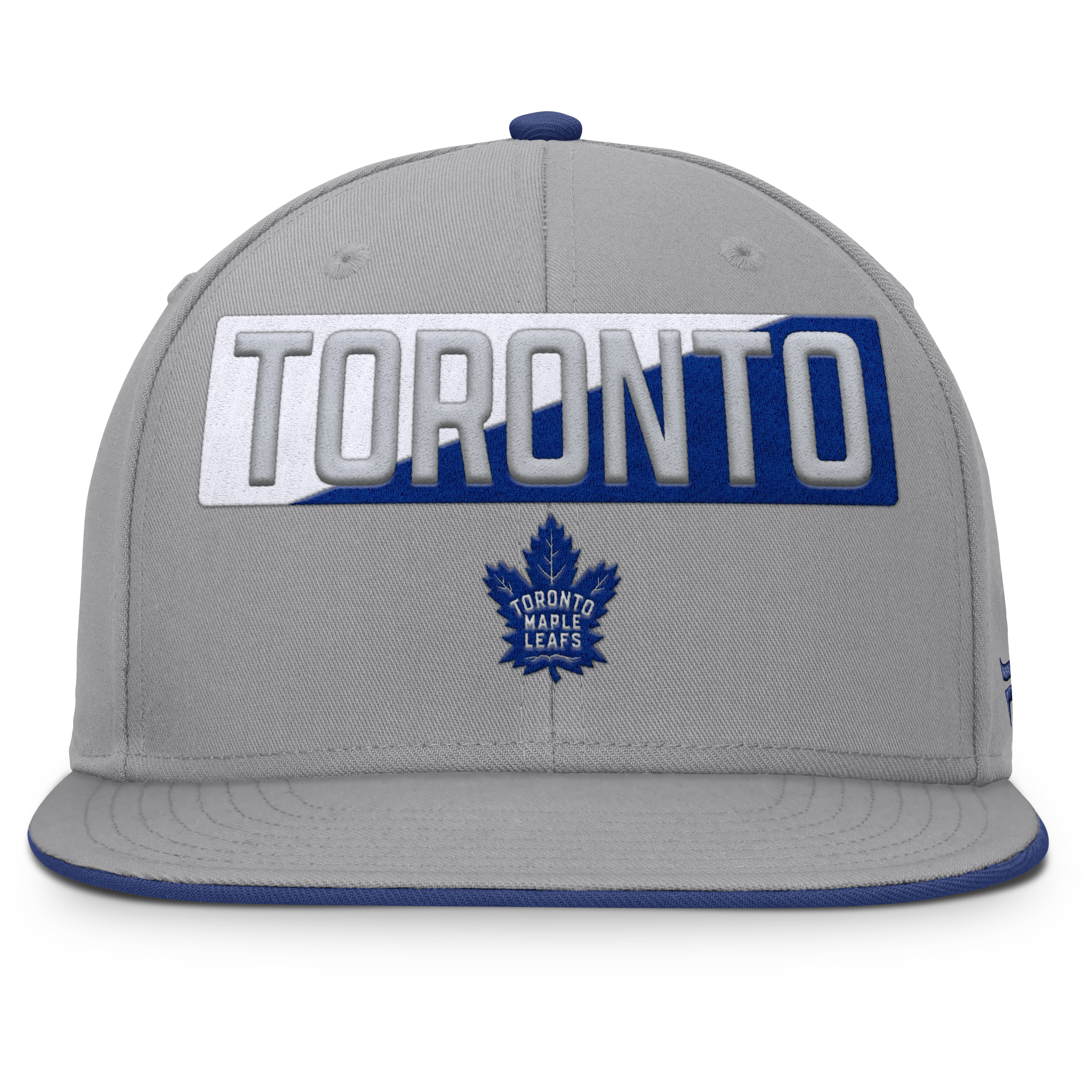 Fanatics Toronto Maple Leafs Fundamentals Duo Split Logo Snapback Hat