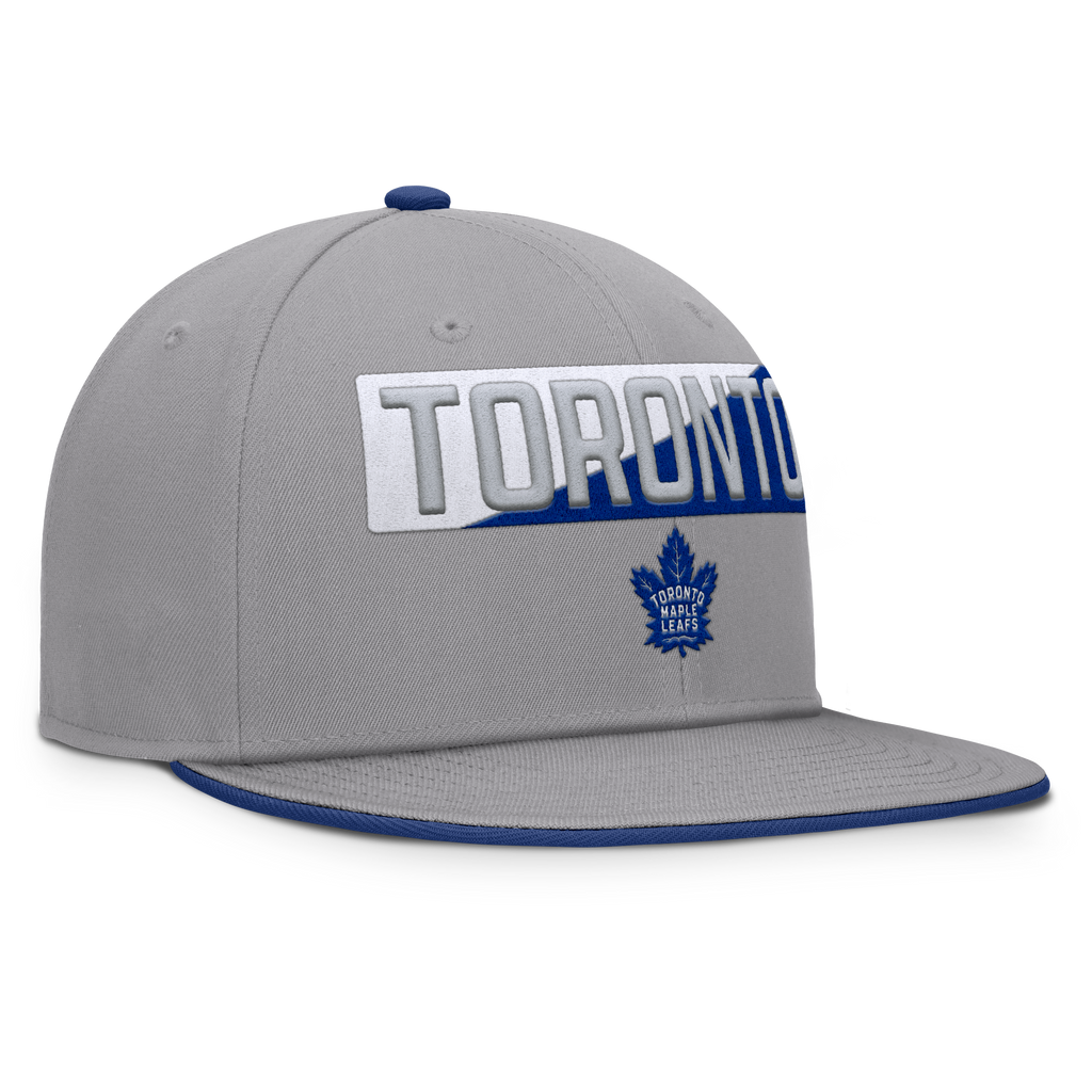 Fanatics Toronto Maple Leafs Fundamentals Duo Split Logo Snapback Hat