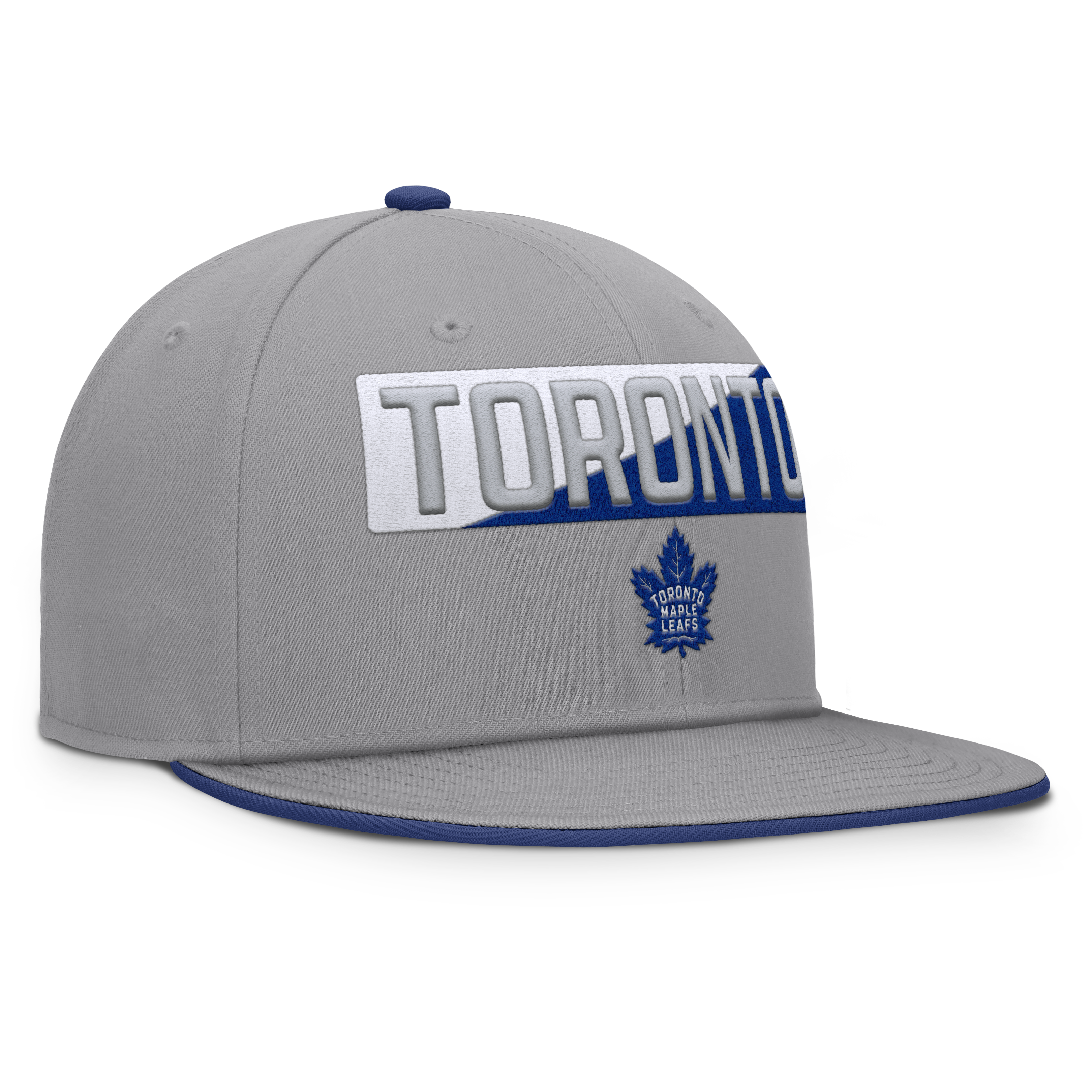 Fanatics Toronto Maple Leafs Fundamentals Duo Split Logo Snapback Hat