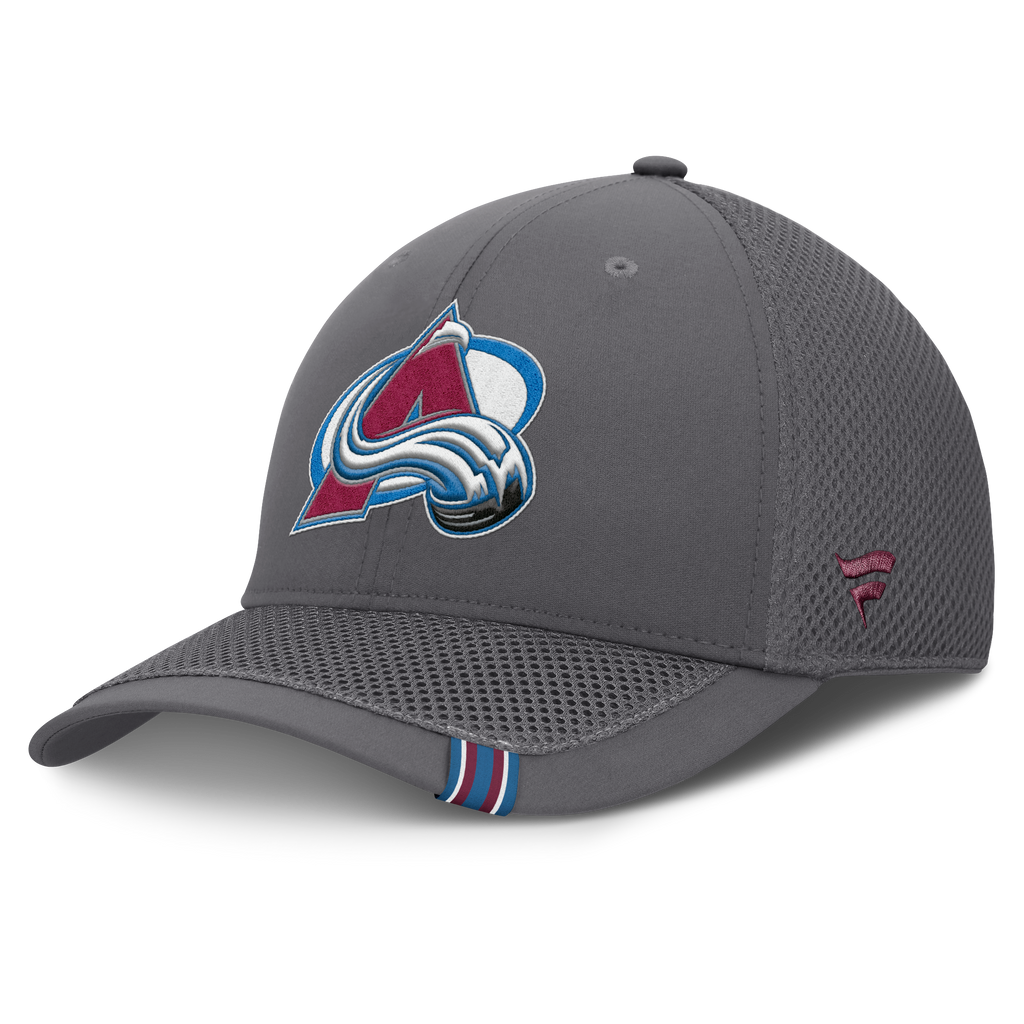Fanatics Colorado Avalanche Clincher Team Stripes Flex Hat
