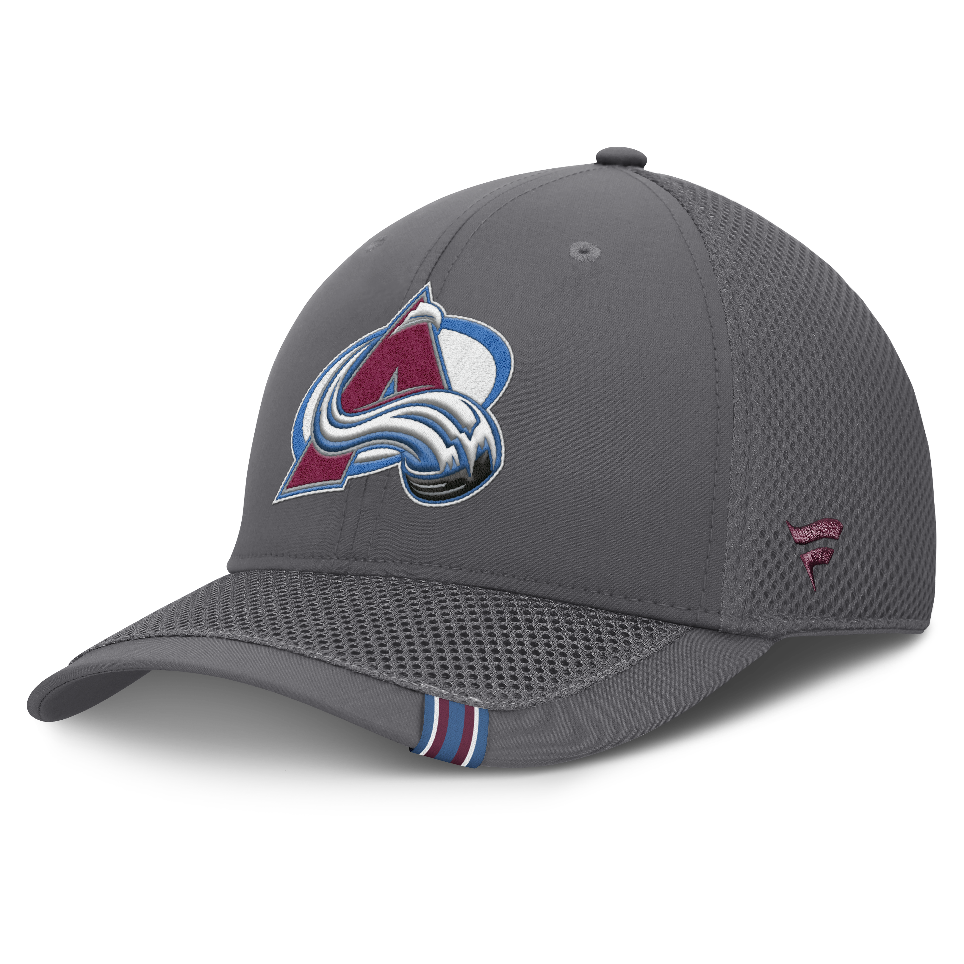 Fanatics Colorado Avalanche Clincher Team Stripes Flex Hat