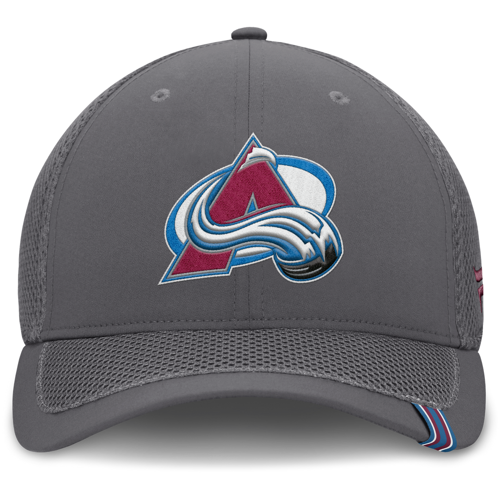 Fanatics Colorado Avalanche Clincher Team Stripes Flex Hat