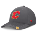 Fanatics Calgary Flames Clincher Team Stripes Flex Hat