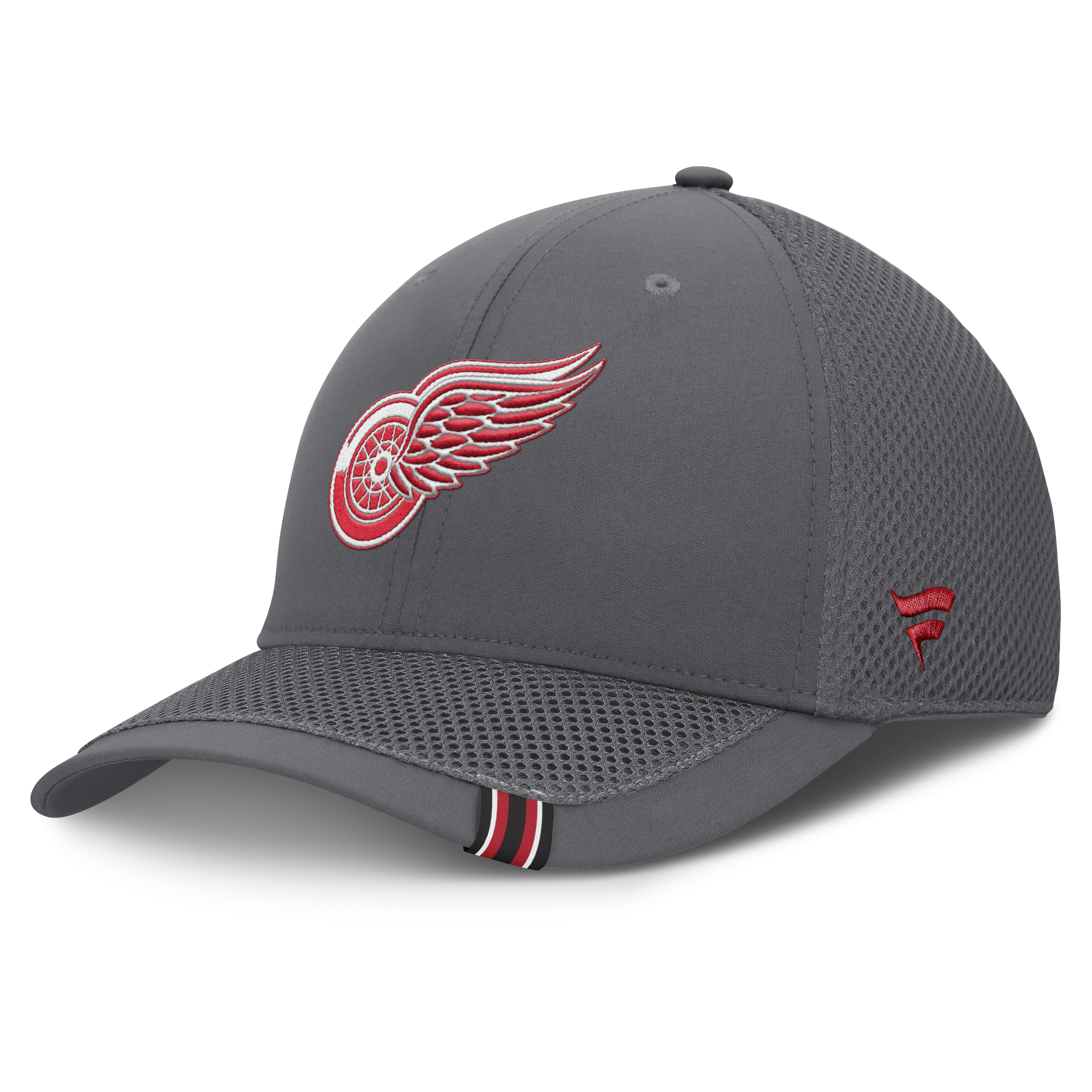 Fanatics Detroit Red Wings Clincher Team Stripes Flex Hat