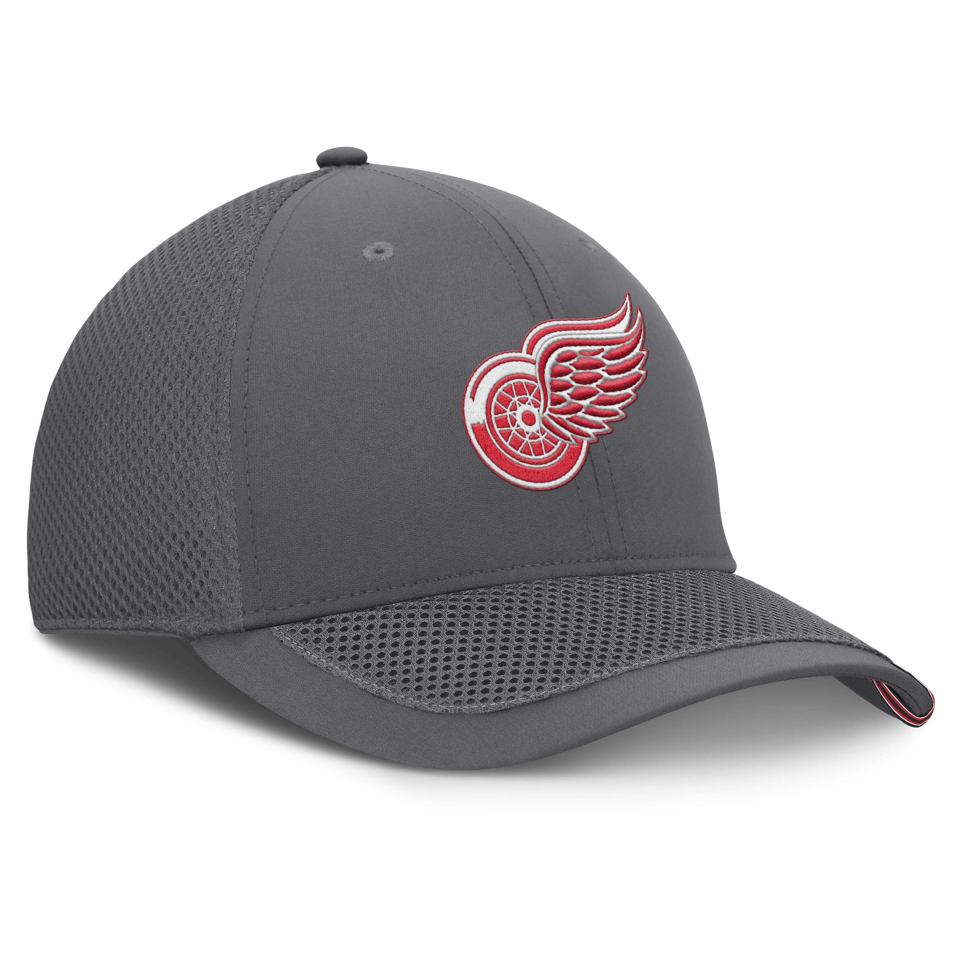 Fanatics Detroit Red Wings Clincher Team Stripes Flex Hat