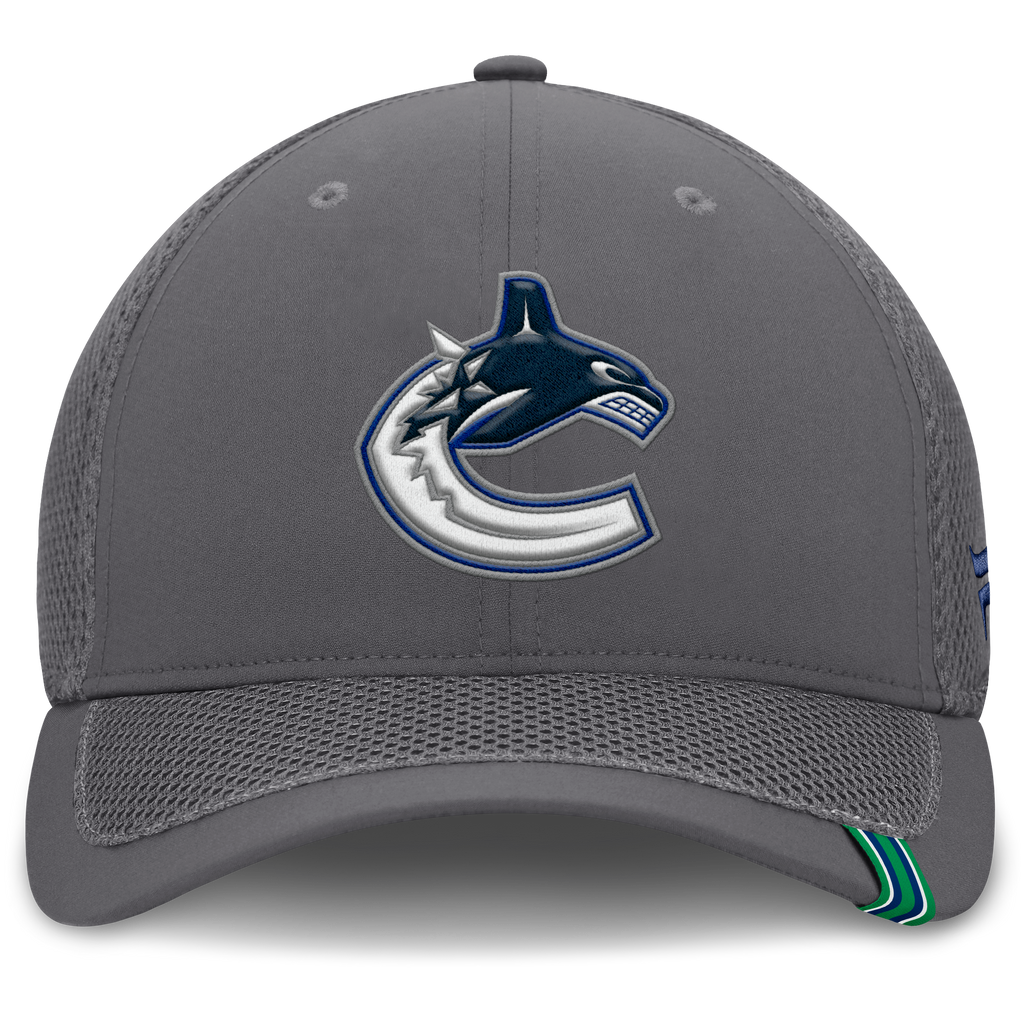 Fanatics Vancouver Canucks Clincher Team Stripes Flex Hat