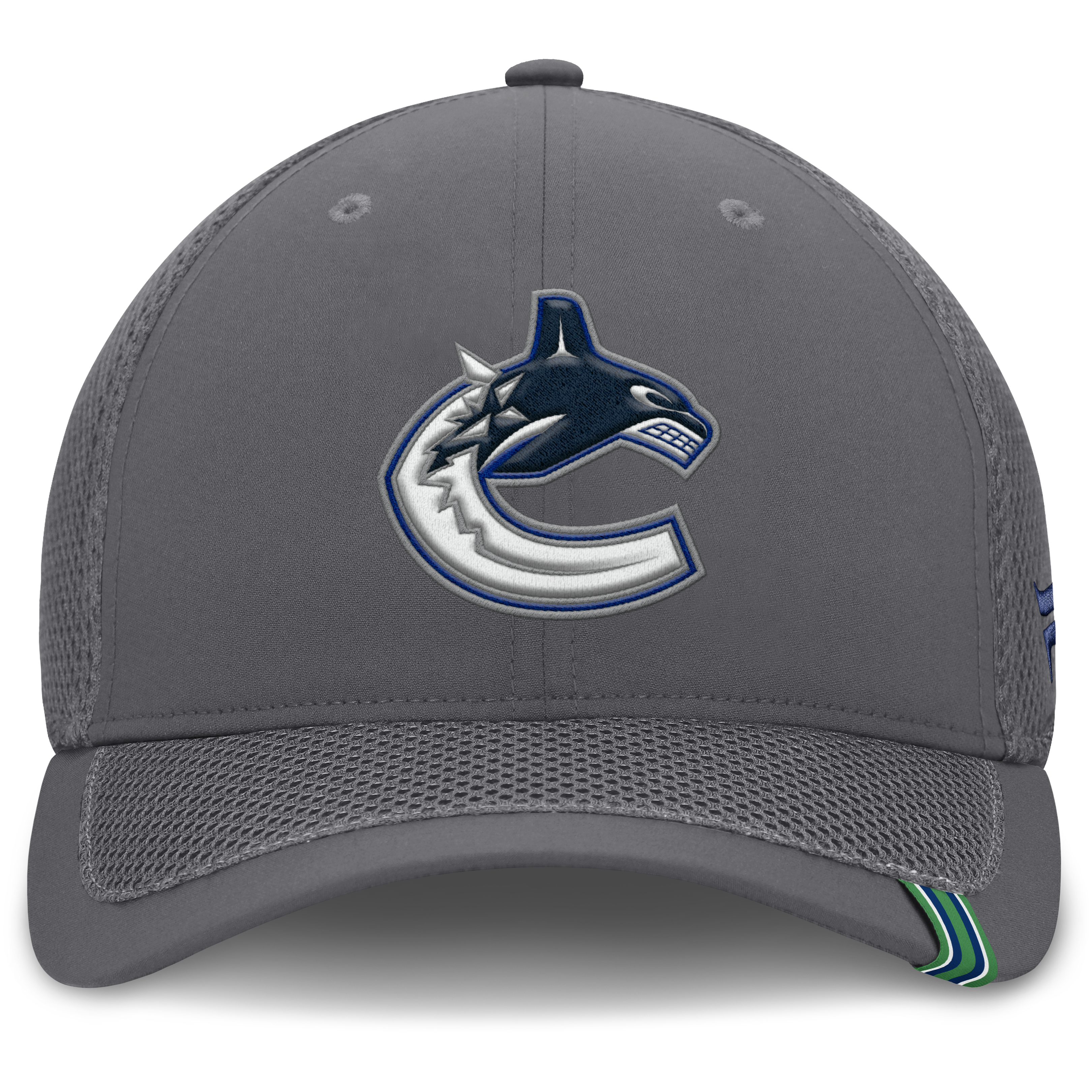 Fanatics Vancouver Canucks Clincher Team Stripes Flex Hat