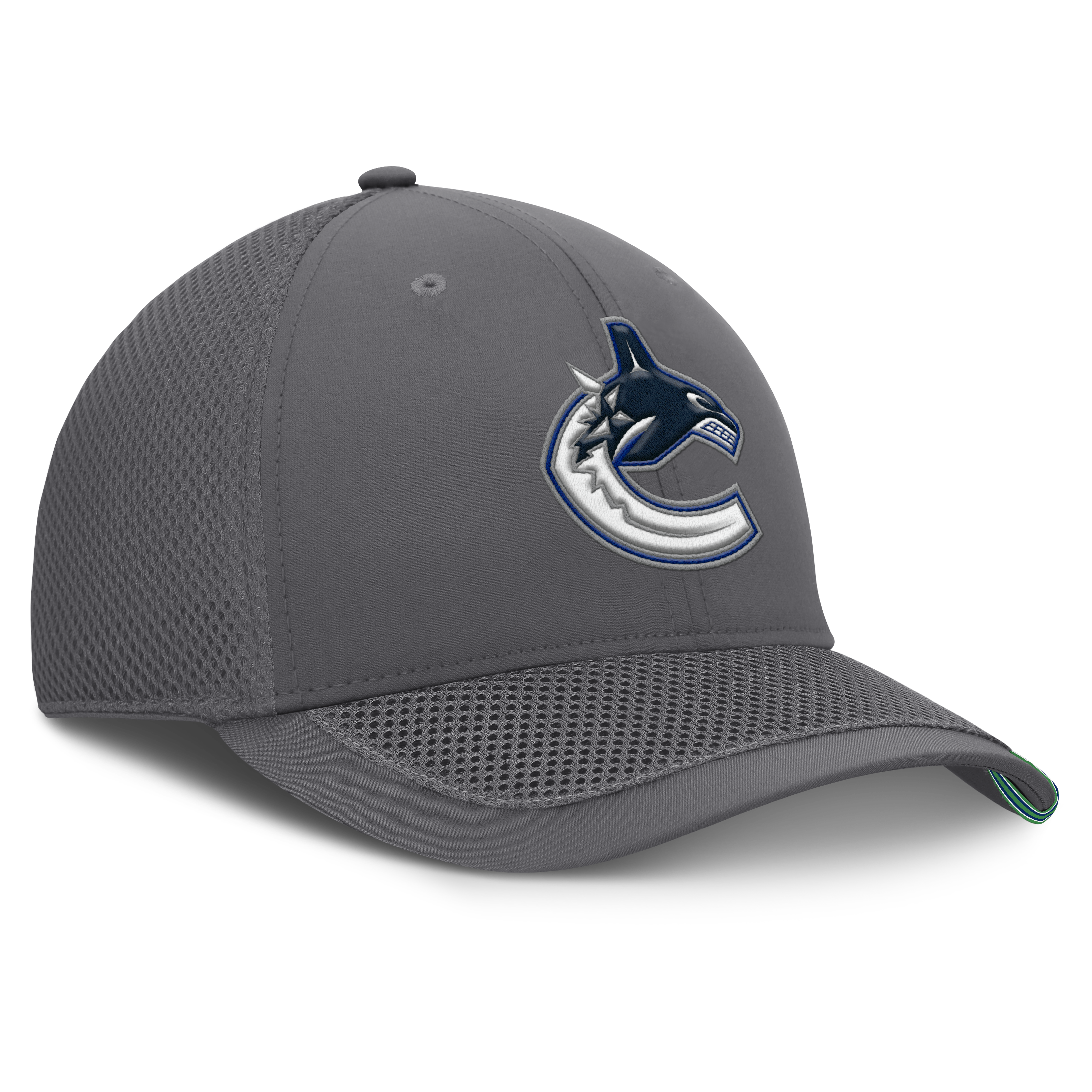 Fanatics Vancouver Canucks Clincher Team Stripes Flex Hat
