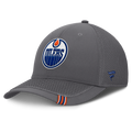 Fanatics Edmonton Oilers Clincher Team Stripes Flex Hat
