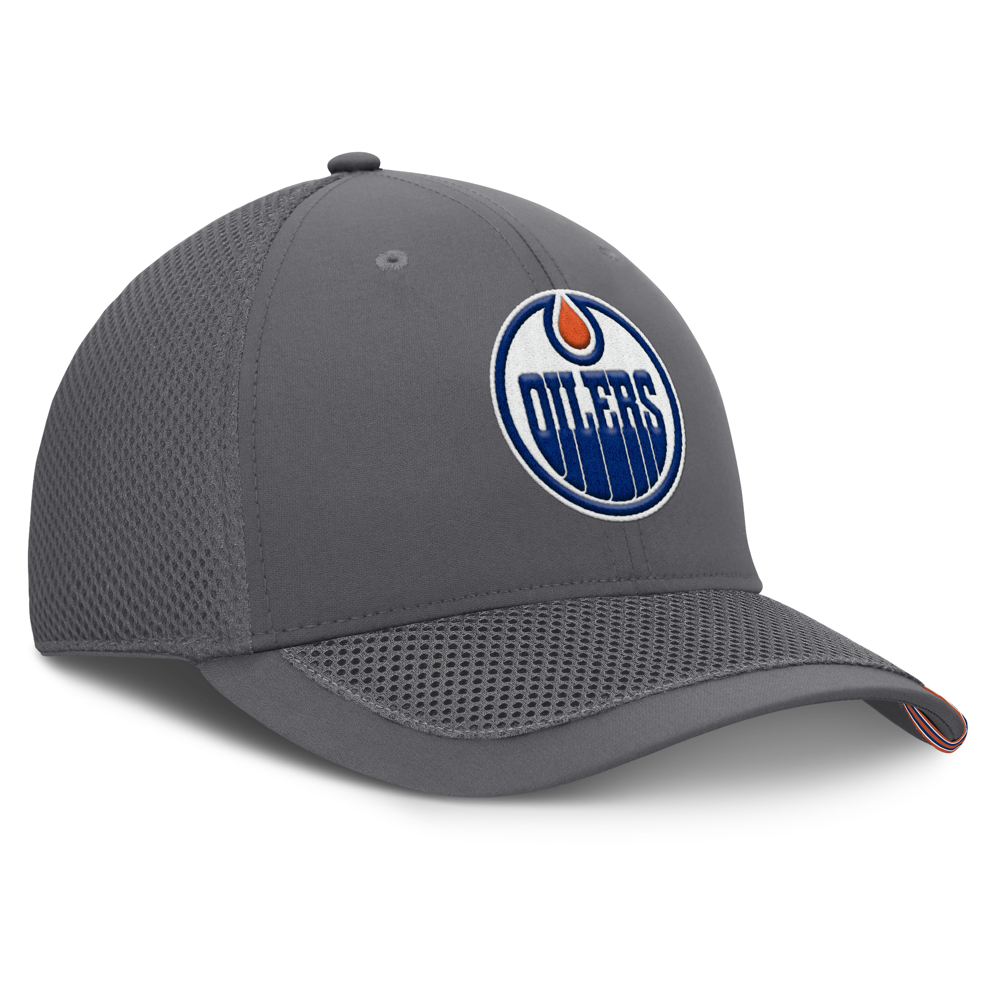 Fanatics Edmonton Oilers Clincher Team Stripes Flex Hat