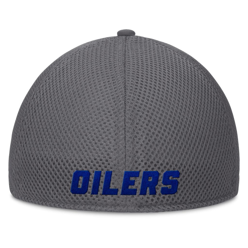 Fanatics Edmonton Oilers Clincher Team Stripes Flex Hat