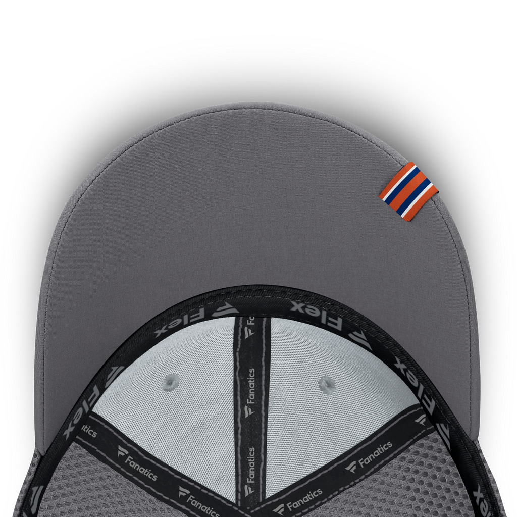 Fanatics Edmonton Oilers Clincher Team Stripes Flex Hat