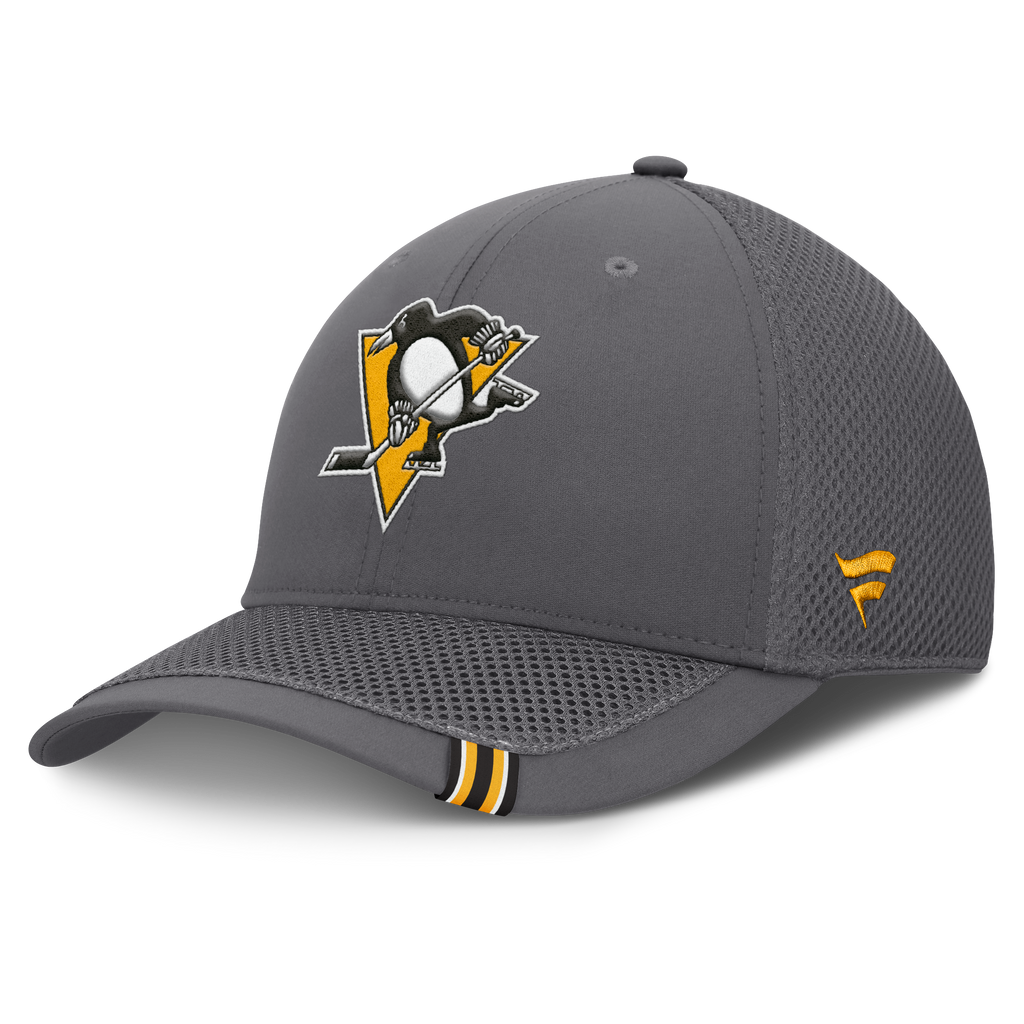 Fanatics Pittsburgh Penguins Clincher Team Stripes Flex Hat